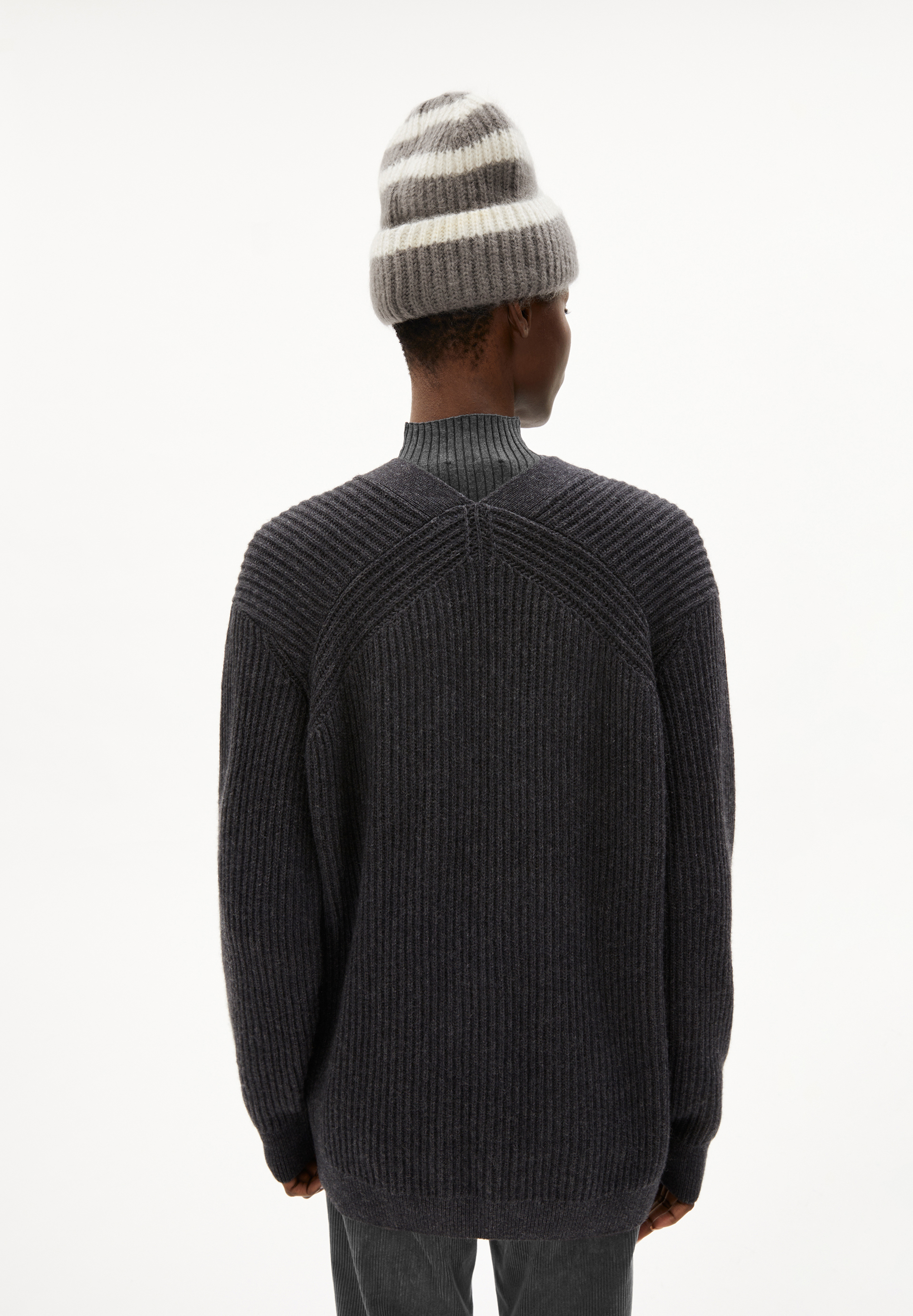 KAYAAS STRIPES Beanie made of Mohair Wool Mix