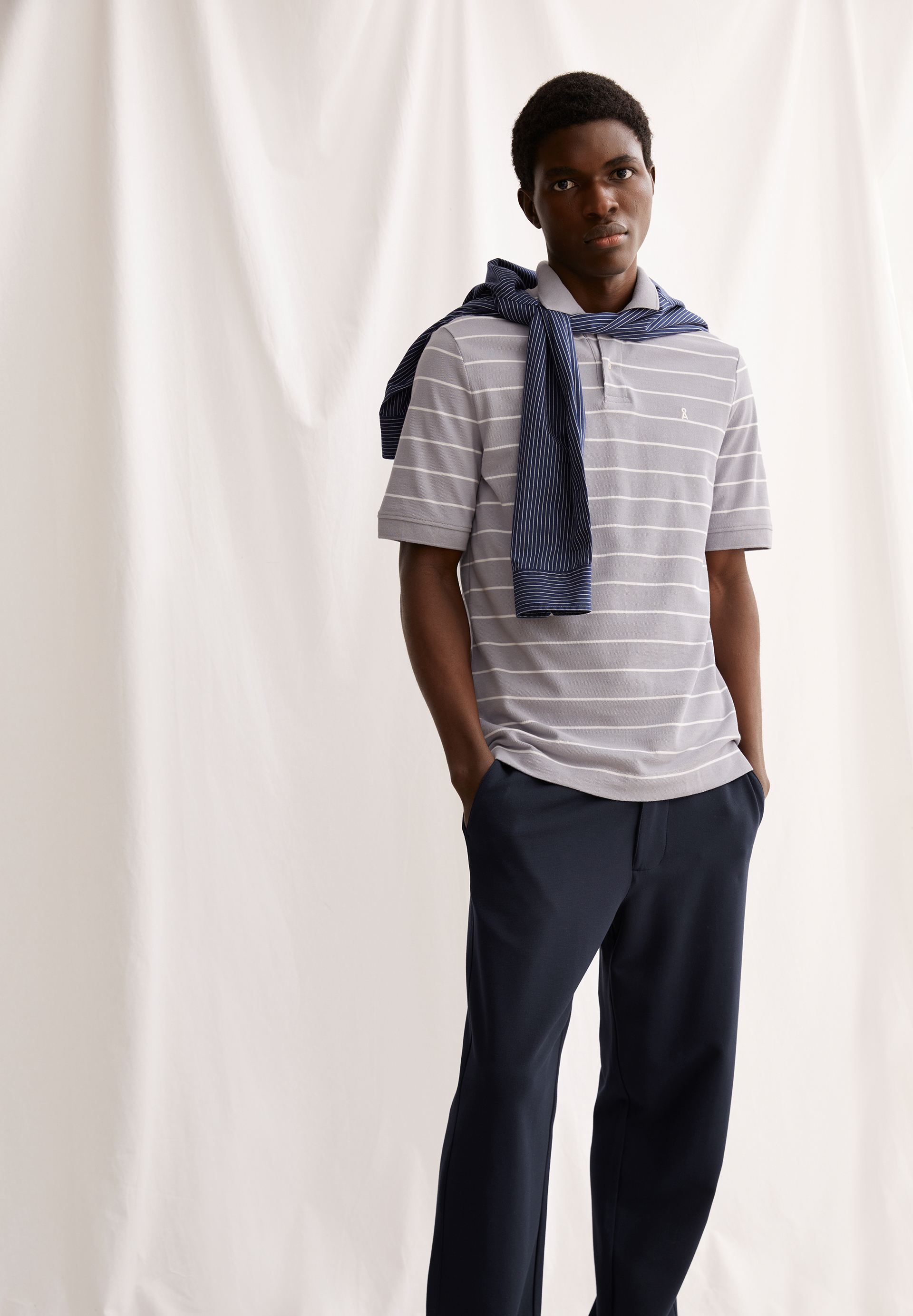 MAARIO STRIPES Polo T-Shirt made of Organic Cotton