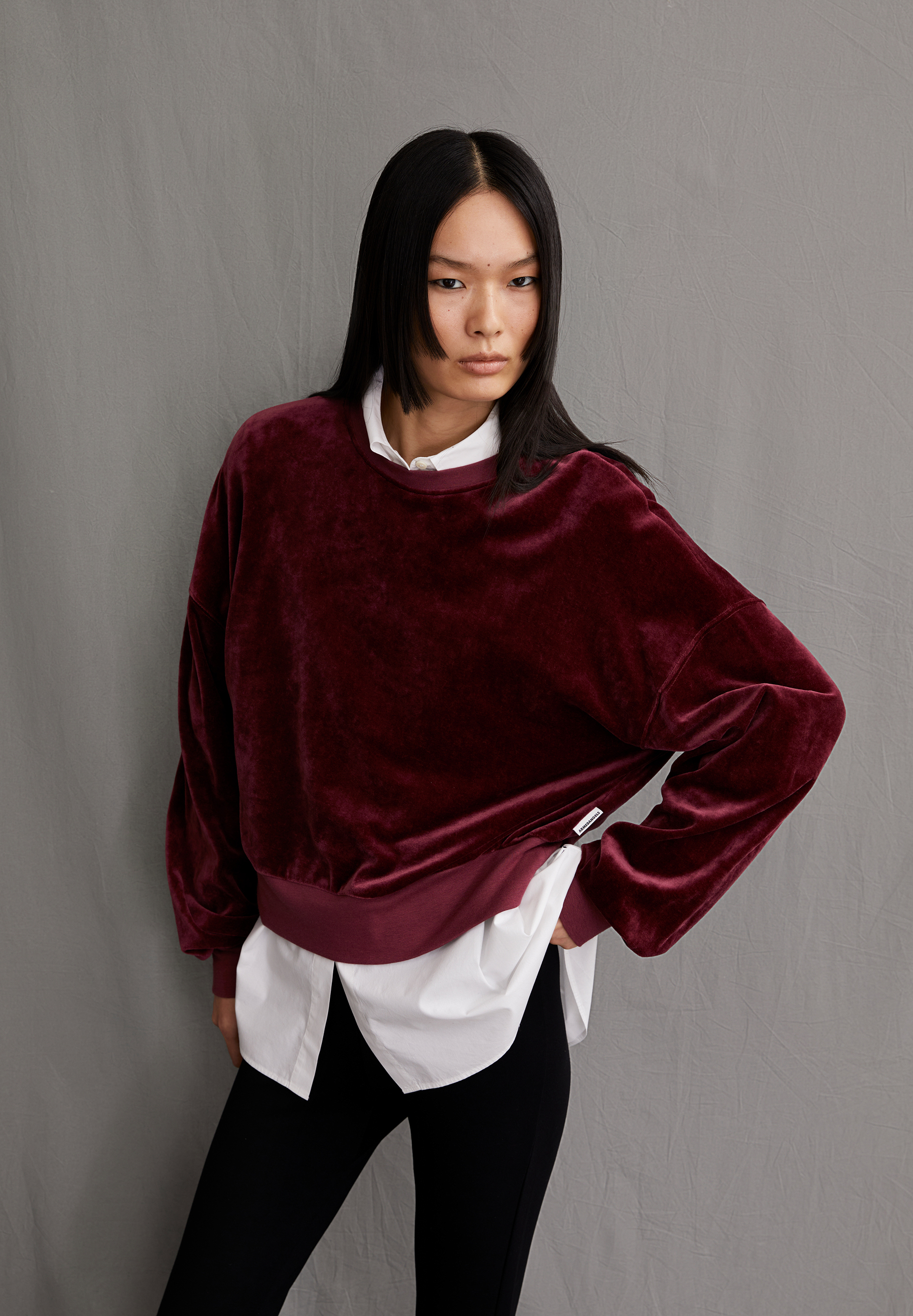 LEDIANAA Sweatshirt Oversized Fit made of TENCEL™ Modal Mix