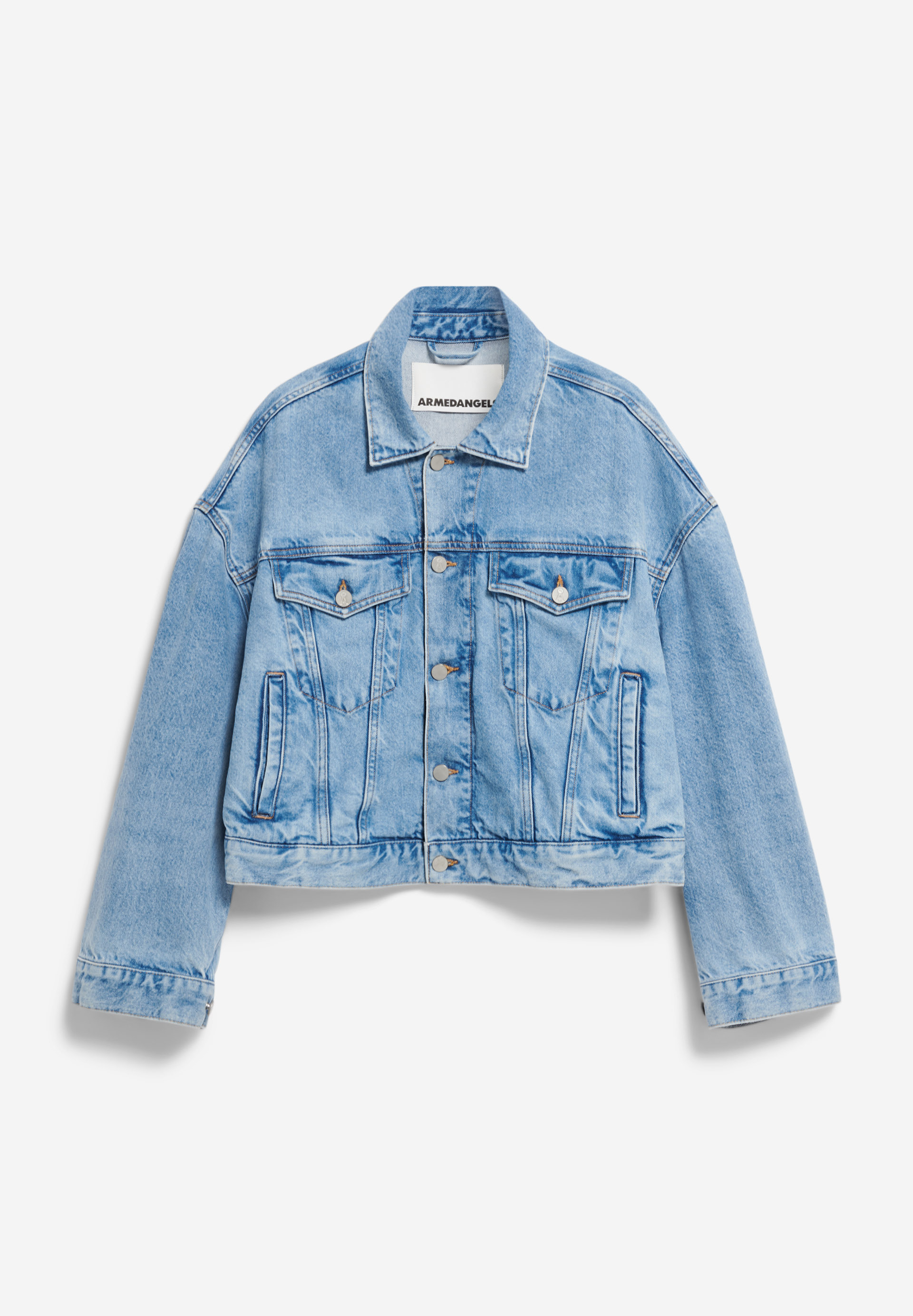 PAASITHE Veste en jean en coton recyclé