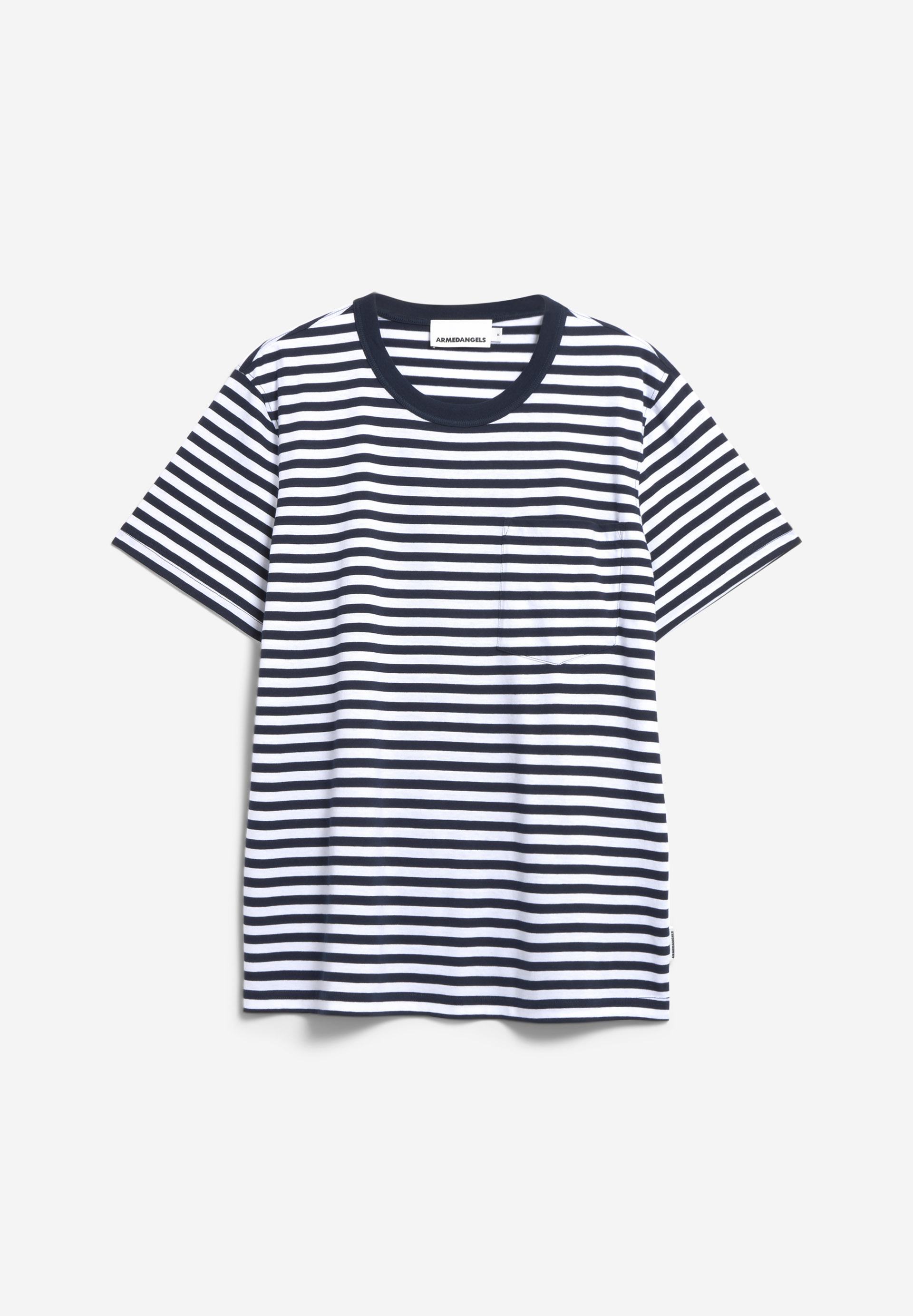 MAARKOS POCKET STRIPES T-shirt en coton biologique