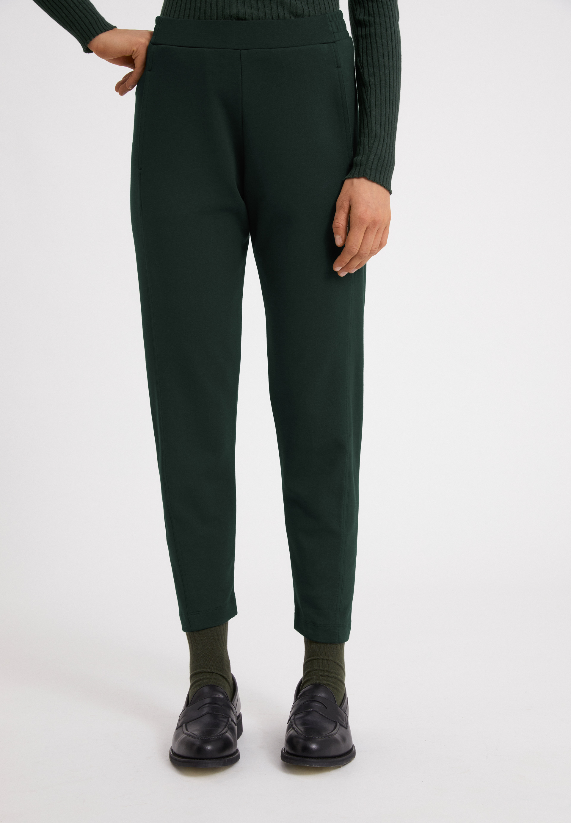 MAGDAALENA Jersey Pants made of LENZING™ ECOVERO™ Viscose Mix