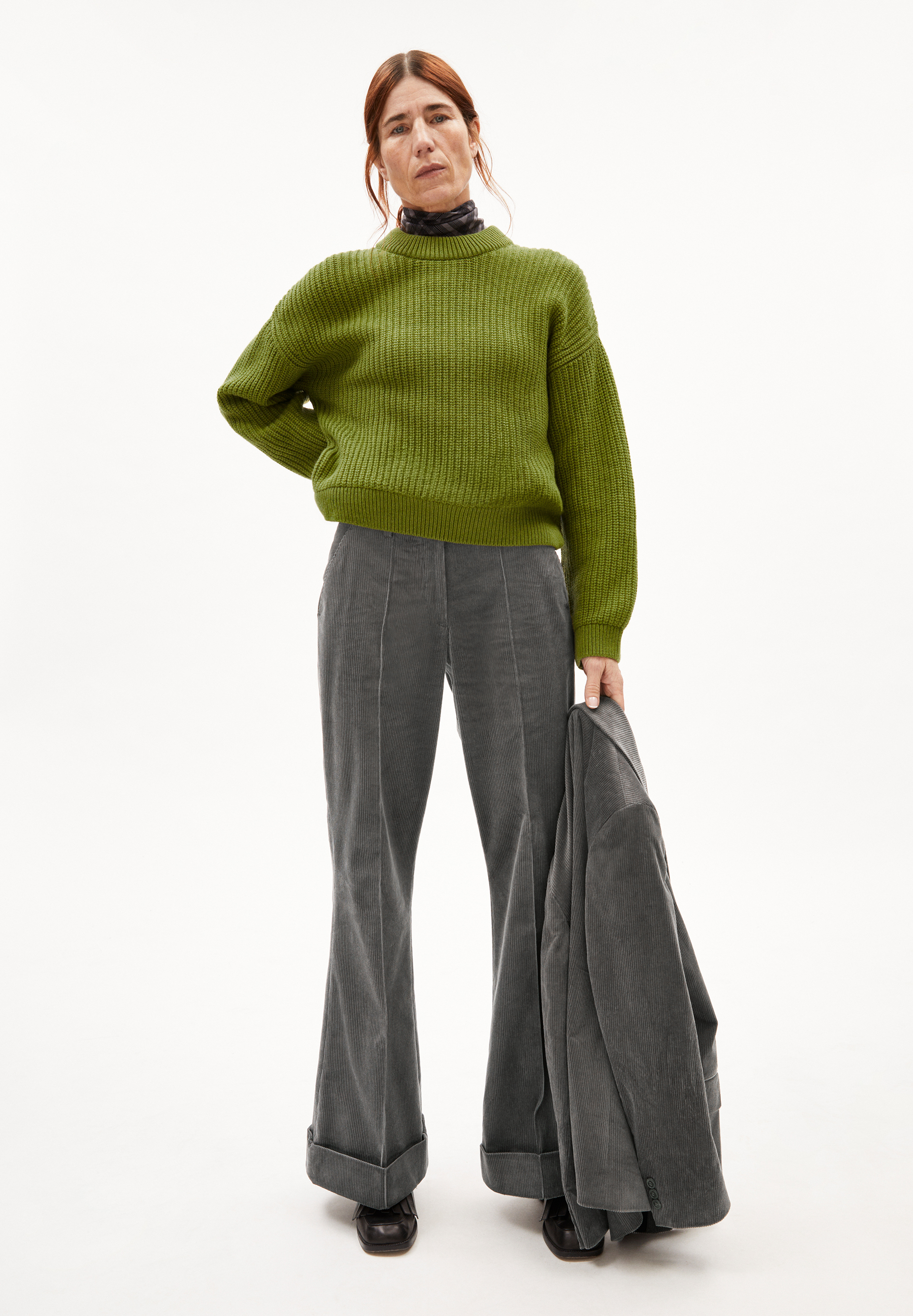 MIYAAR SOLID Sweater Loose Fit made of Organic Wool Mix