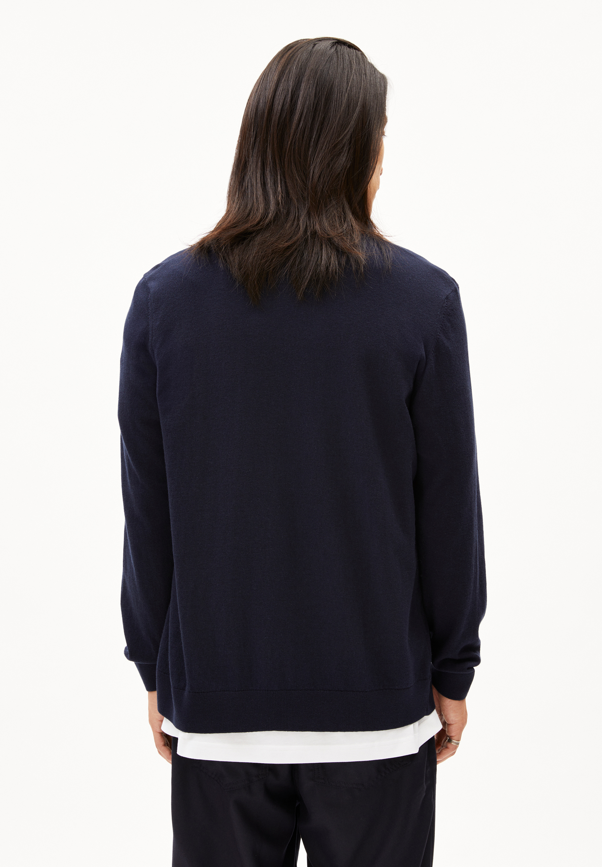 FAAUSTOS Sweater Regular Fit made of Organic Wool Mix