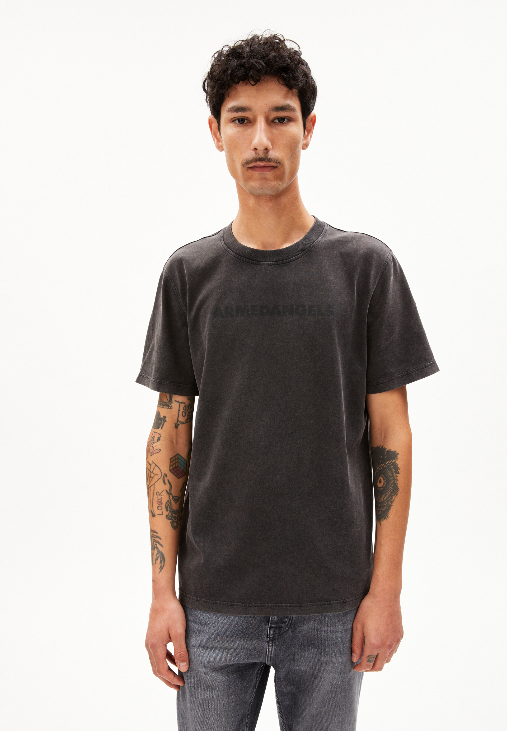 TAALU GMT DYE Heavyweight T-Shirt Relaxed Fit van biologisch katoen