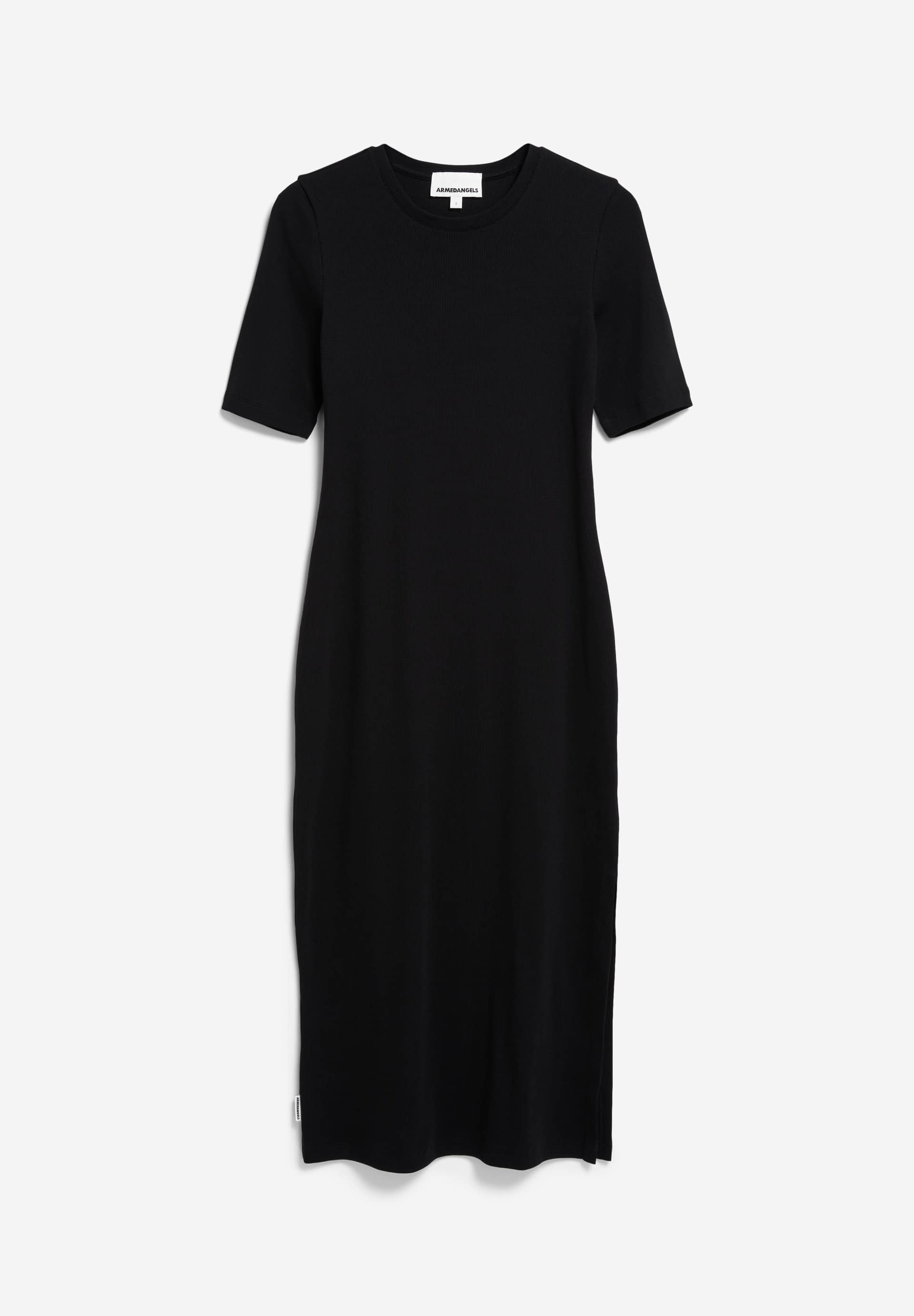 SEHAARAA Rib-Jersey Dress Slim Fit made of Organic Cotton Mix