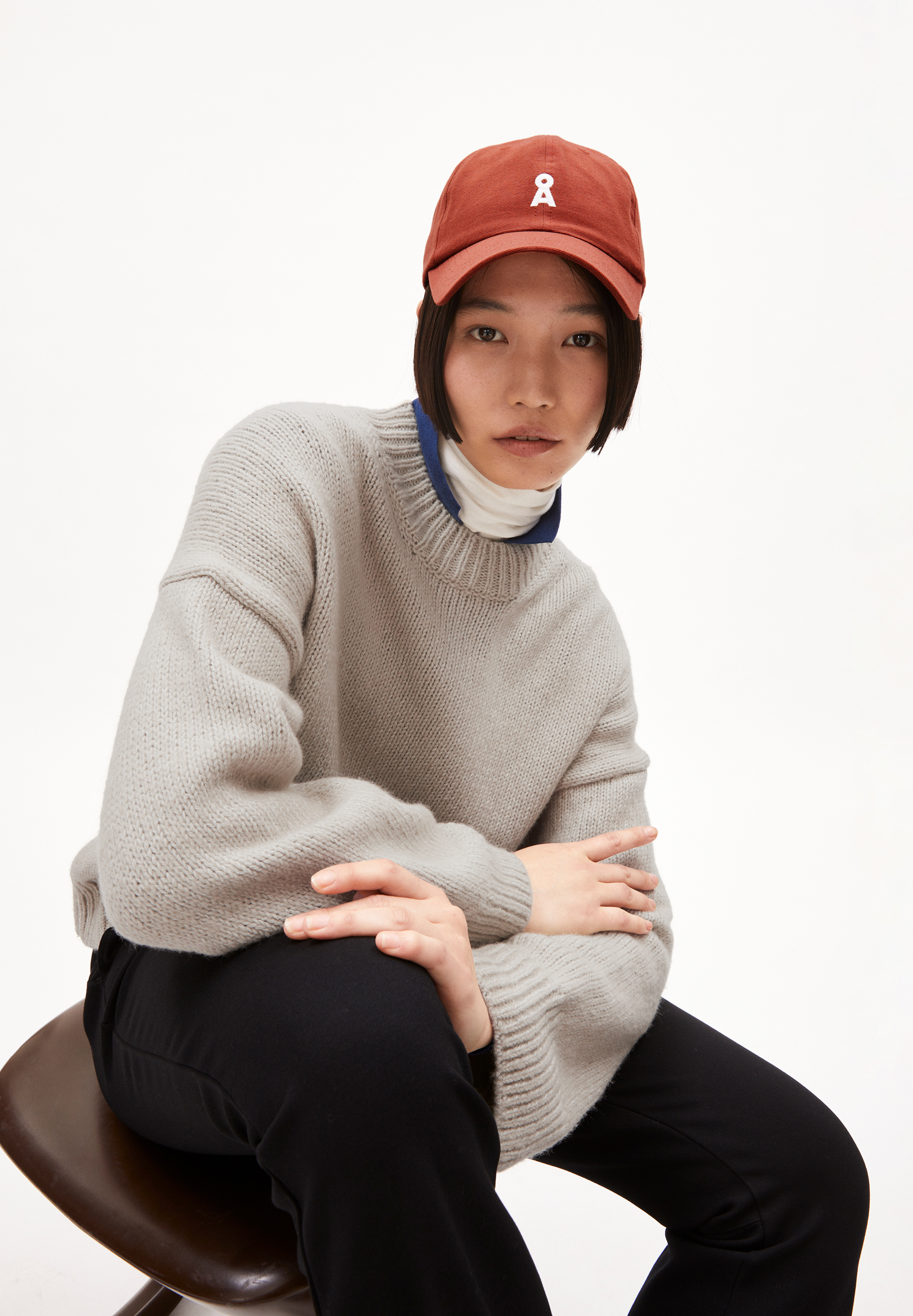 SADNAA SOLID Sweater Oversized Fit made of Merino-Wool Mix