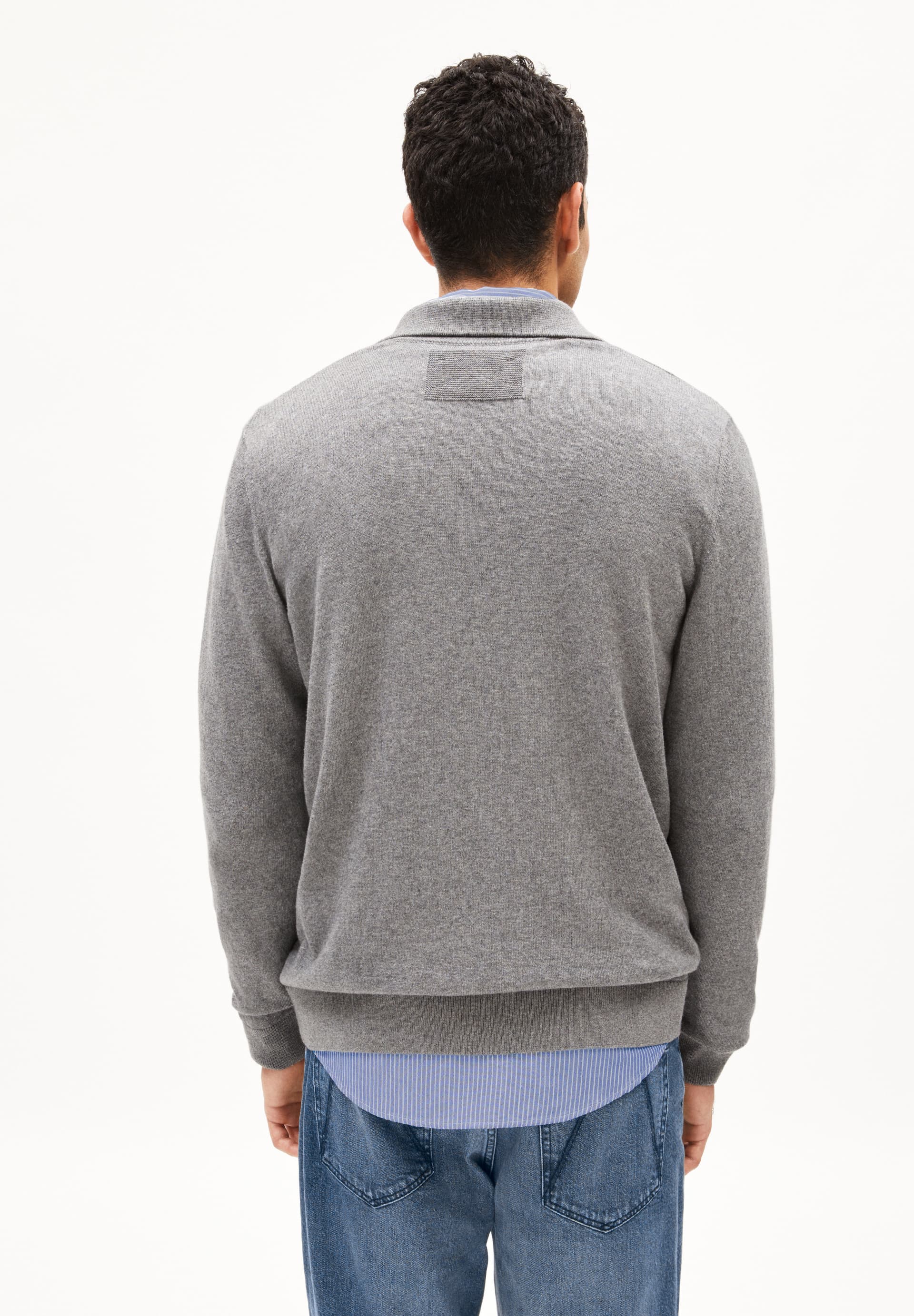 FAAUSTOS Sweater Regular Fit made of Organic Wool Mix