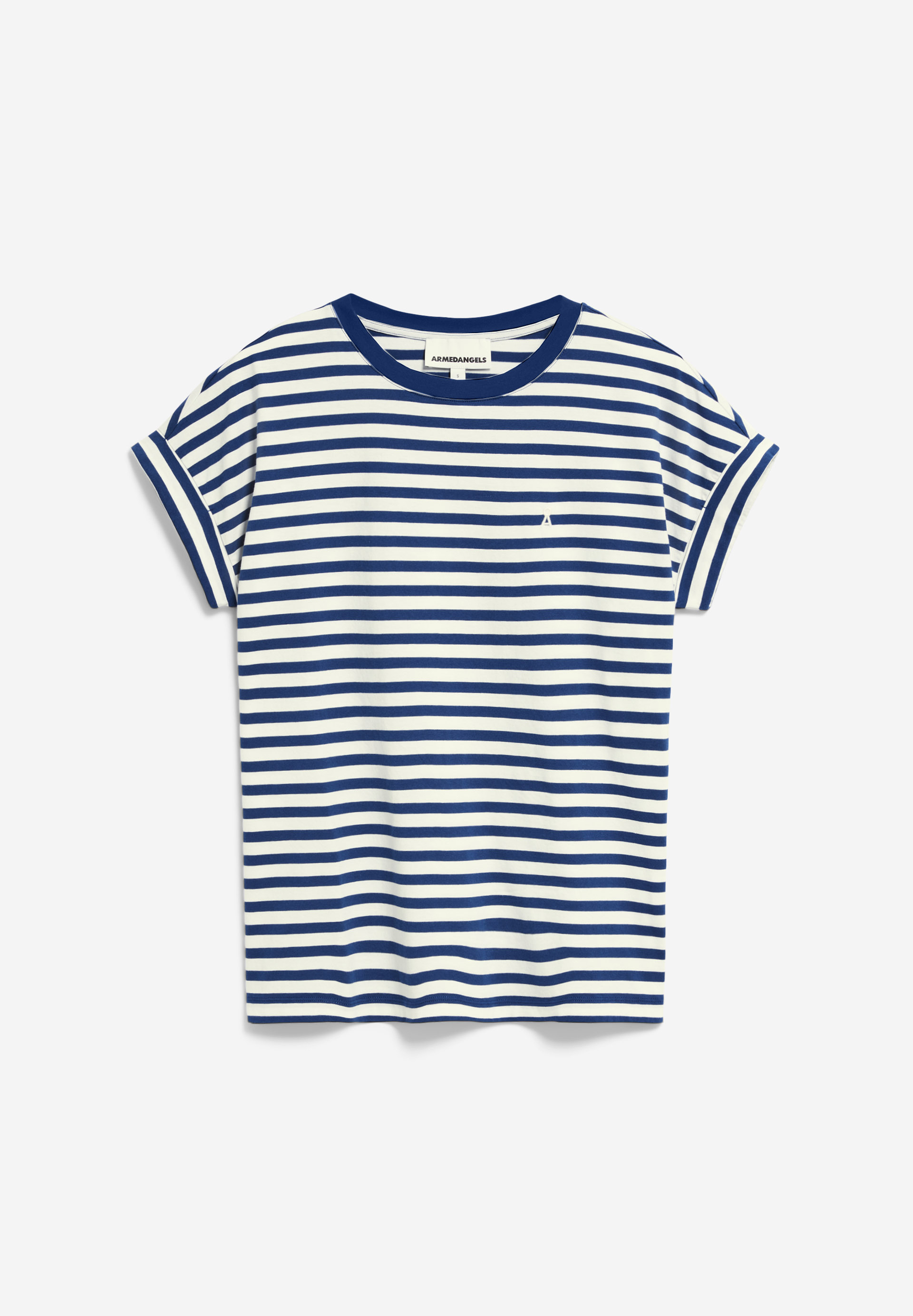 IDAARA STRIPES T-shirt à coupe ample en coton bio