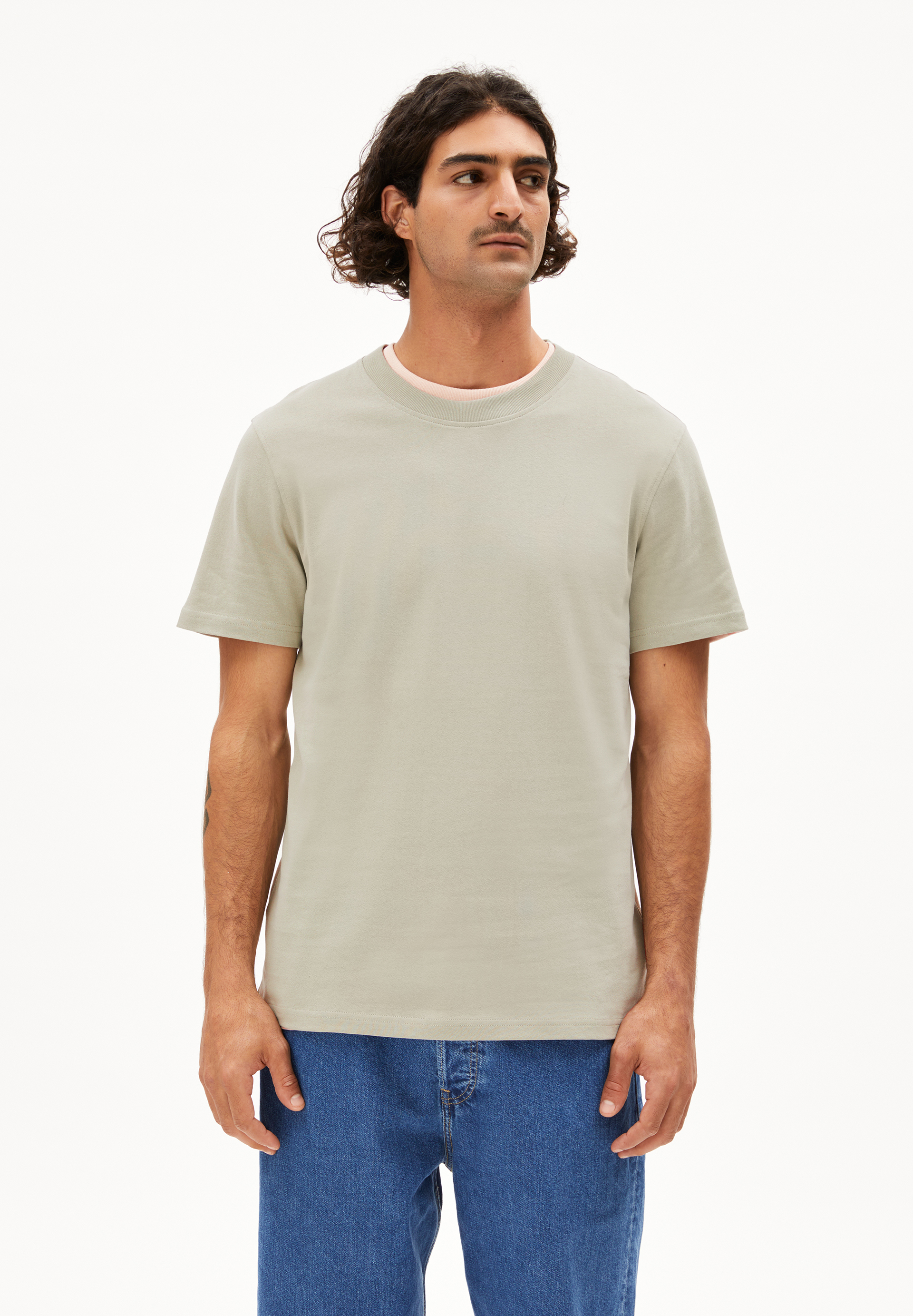 MAARKOS T-shirt Midweight en coton bio mélangé