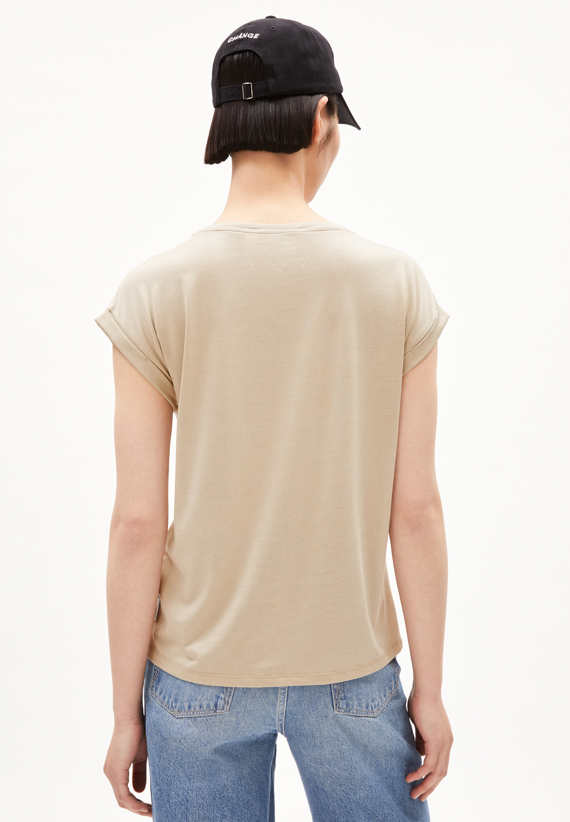 JILAANA T-Shirt Regular Fit made of TENCEL™ Lyocell Mix