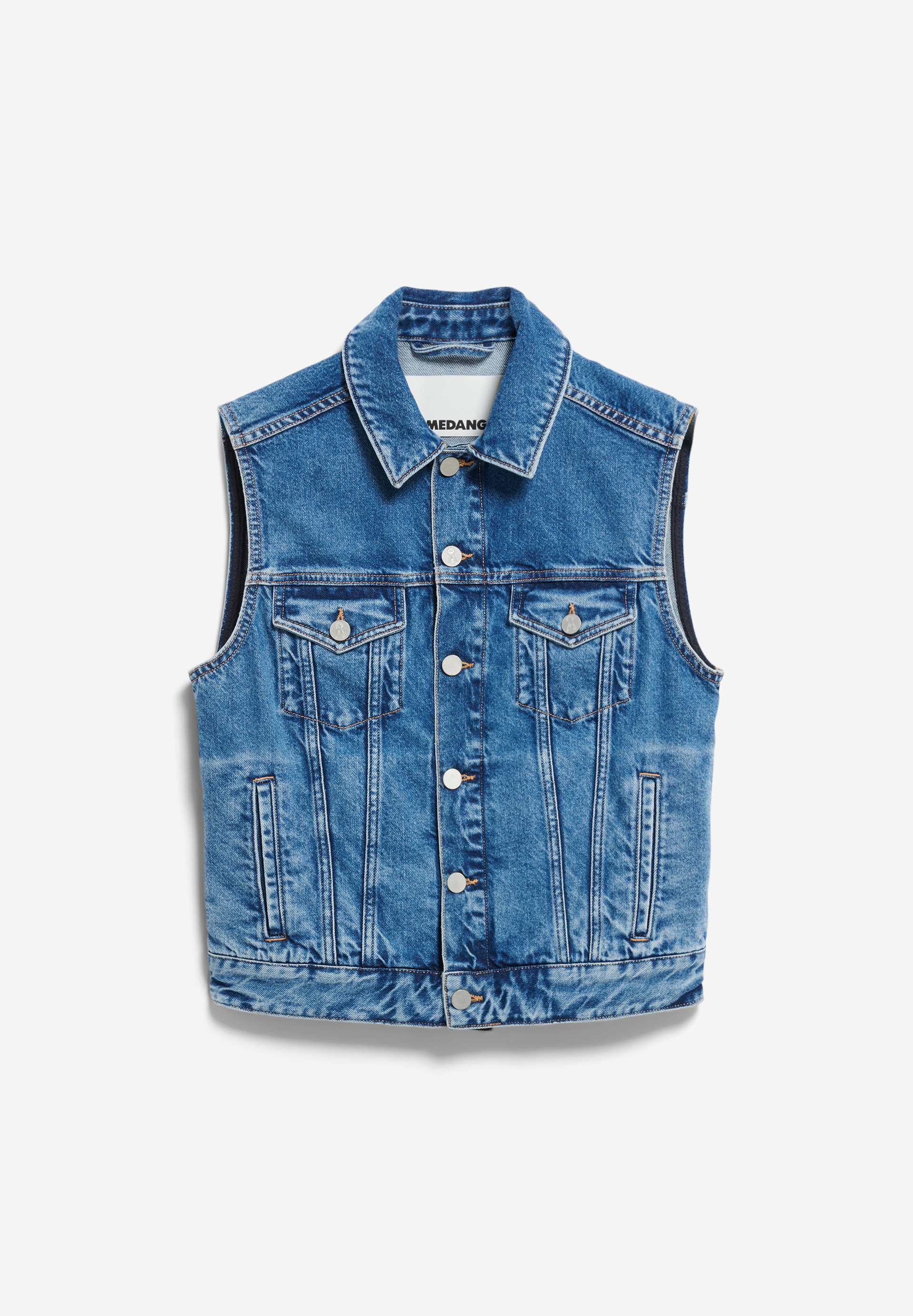 ERSAA Gilet en jean en coton recyclé