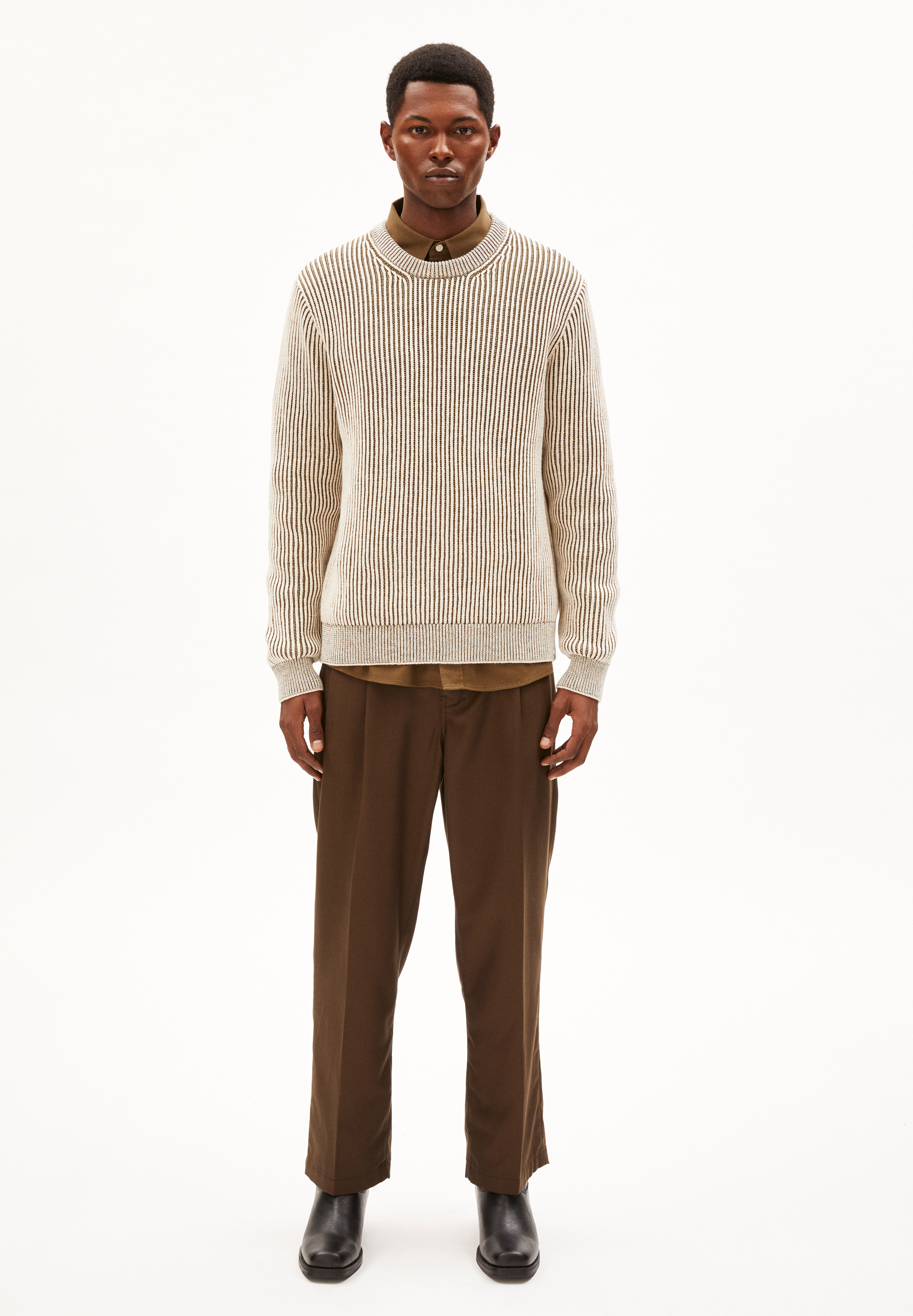 ANDRAAS Pullover Regular Fit aus Bio-Baumwolle