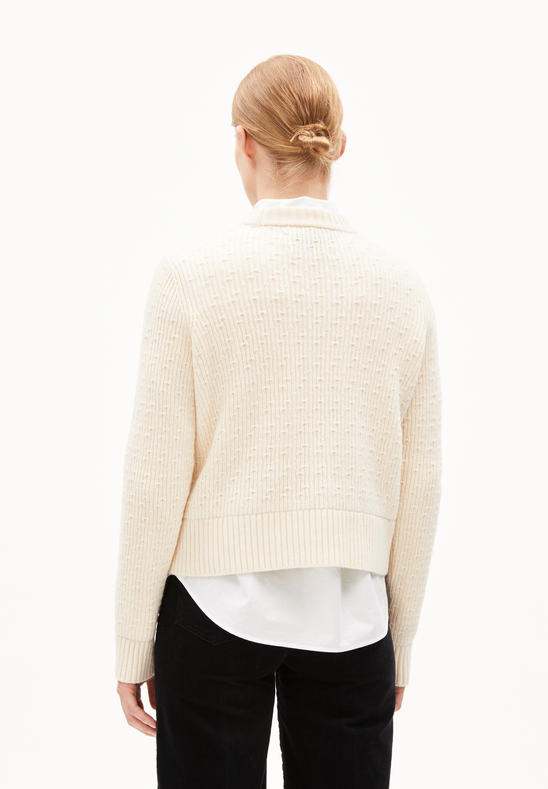 FABIOLAA Sweater Regular Fit made of Organic Wool Mix