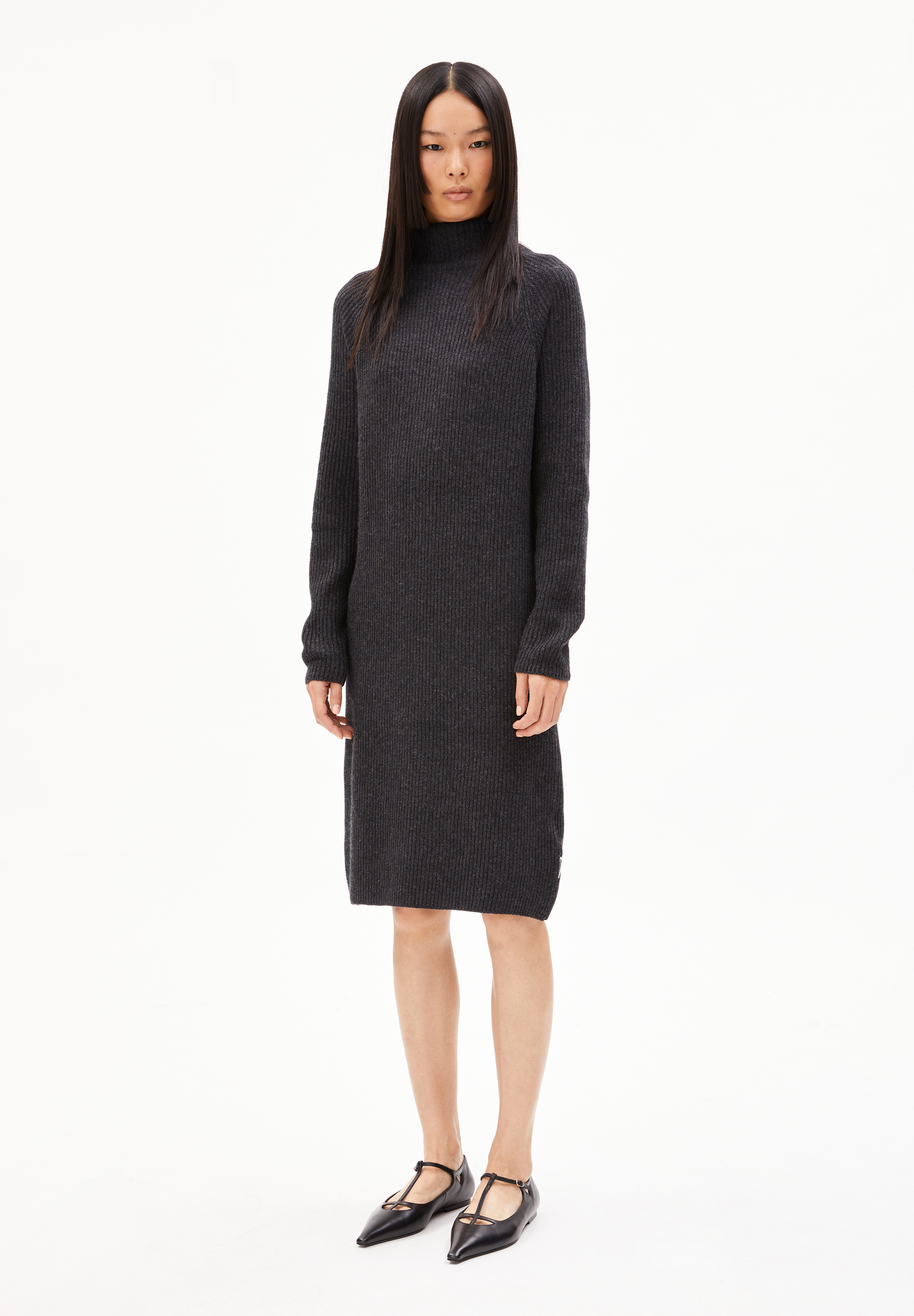 MILLAANA Knit Dress Relaxed Fit made of Organic Wool Mix