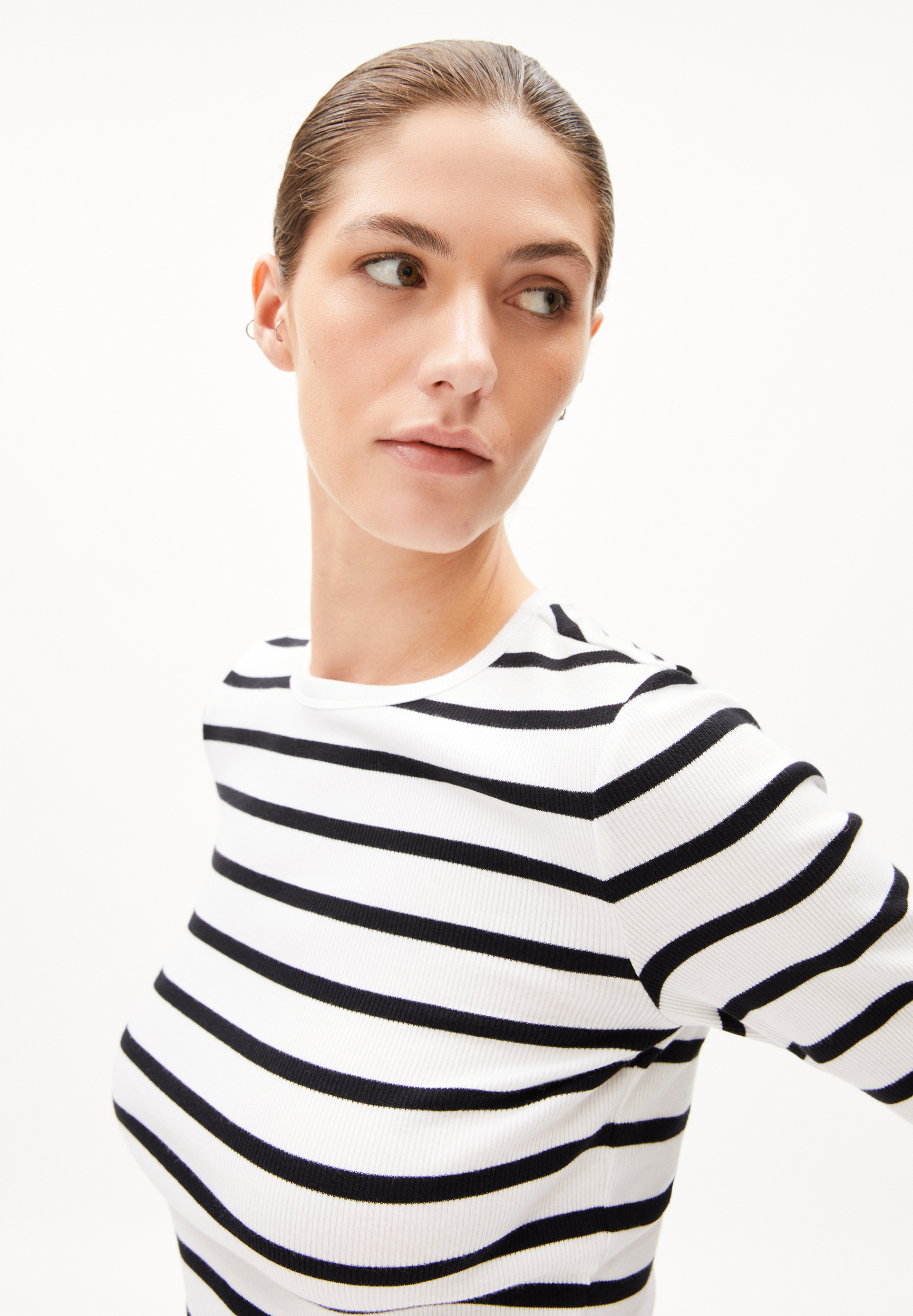 MAYWAA STRIPES Rib-Longsleeve made of Organic Cotton Mix