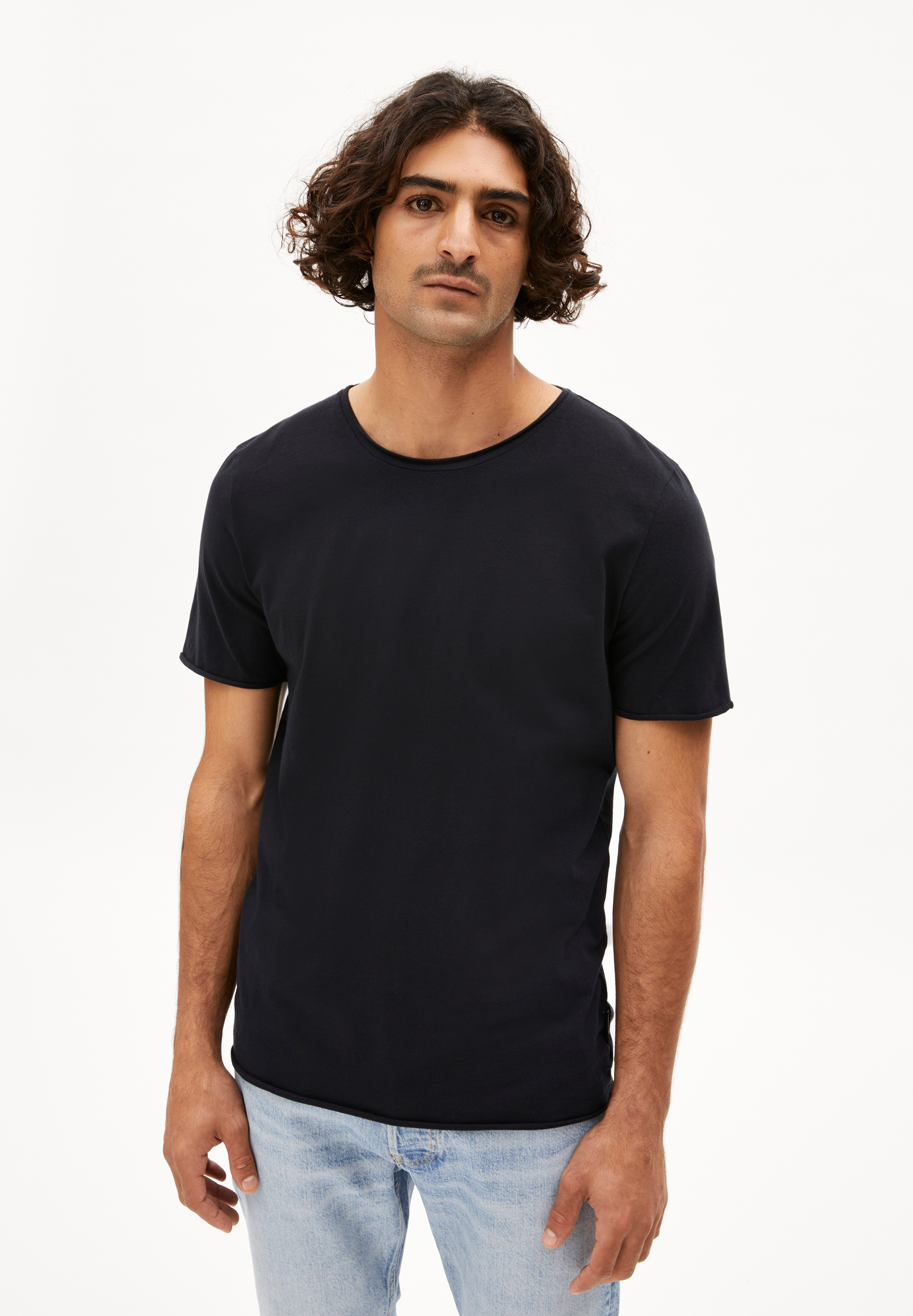 JAAMES BRUSHED T-shirt en coton biologique