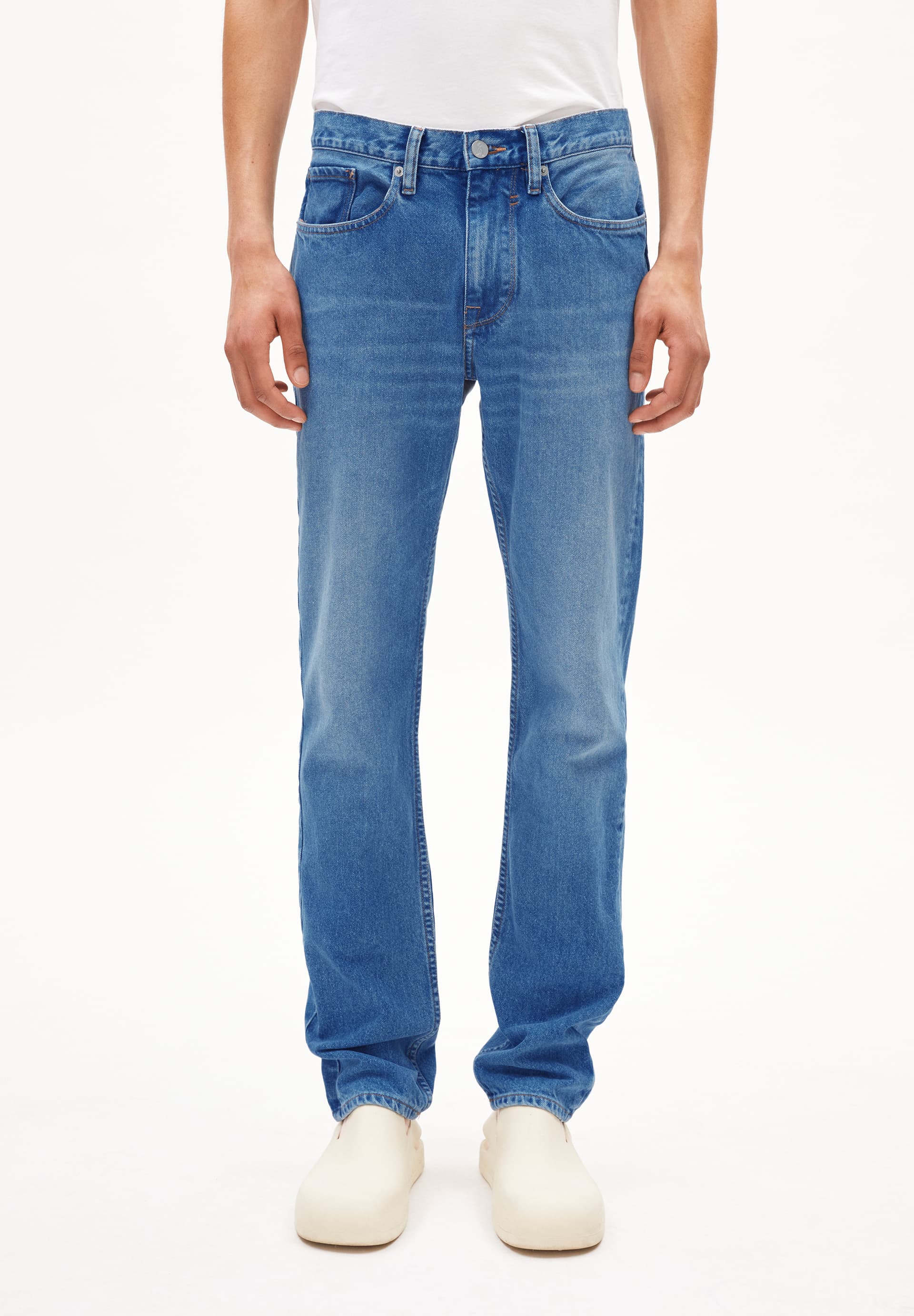 DYLAANO Slim Straight Jeans recycelte Baumwolle