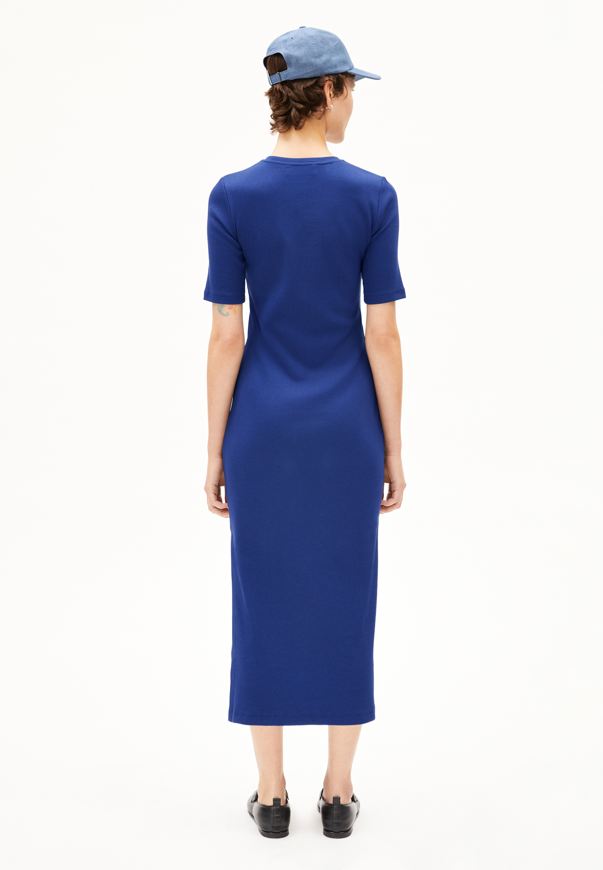 SEHAARAA Rib-Jersey Dress made of Organic Cotton Mix