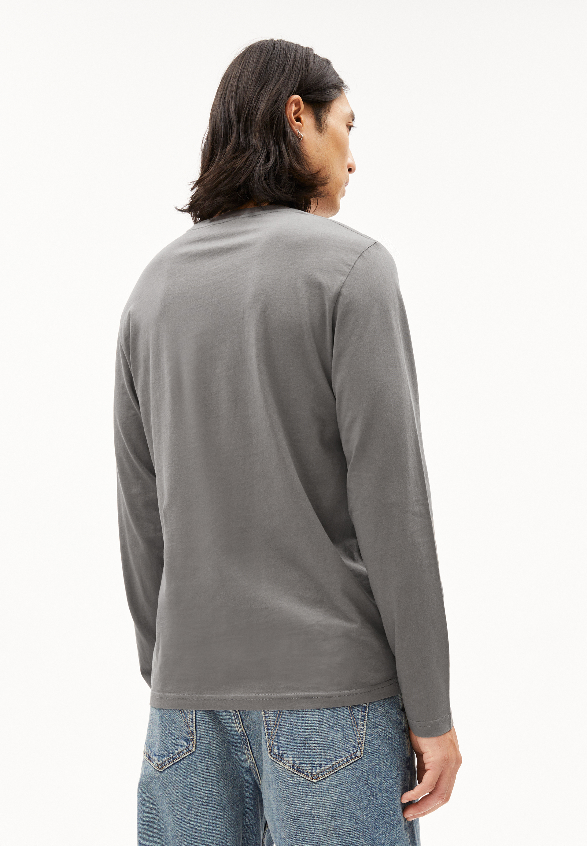 JAAMES LONGSLEEVE Longsleeve Slim Fit aus Bio-Baumwolle