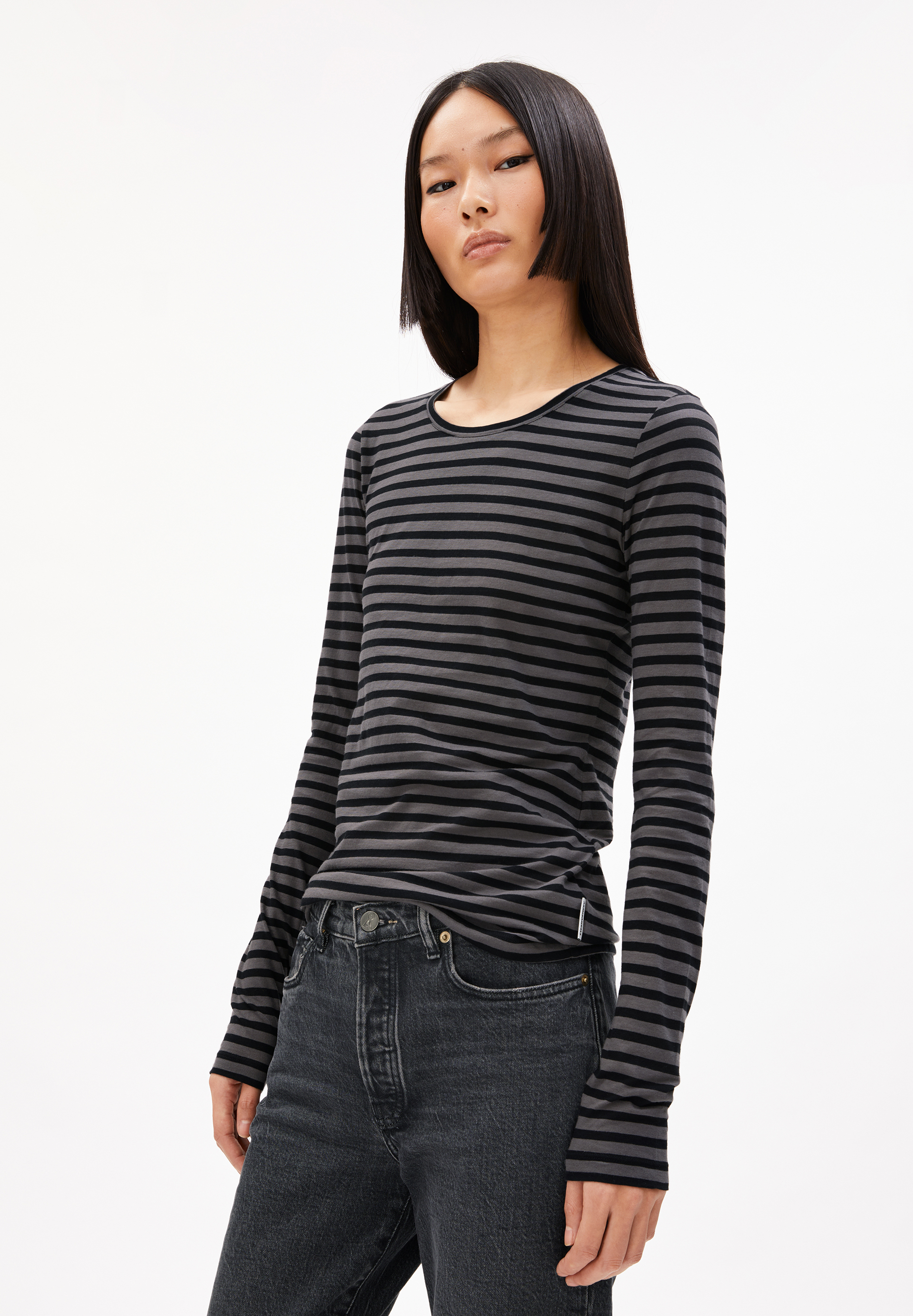 ENRICCAA STRIPES Longsleeve Slim Fit made of Organic Cotton