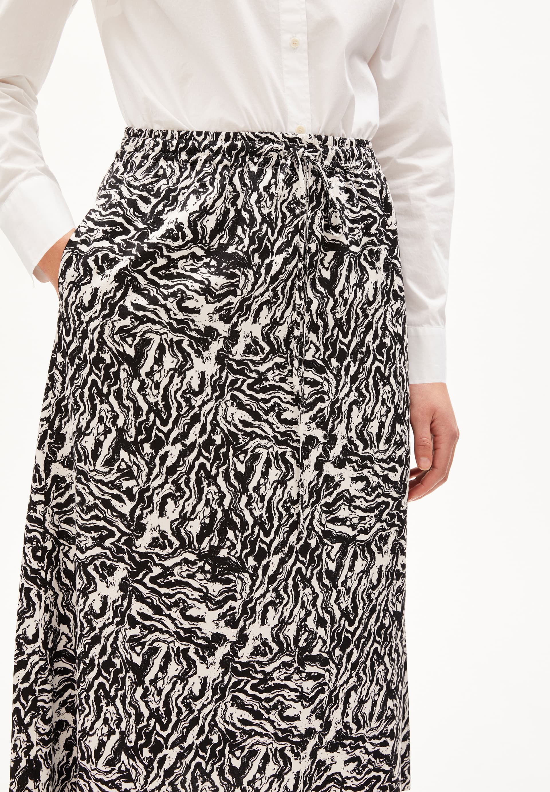 DARTIAA STONEY Woven Skirt Relaxed Fit made of LENZING™ ECOVERO™ Viscose