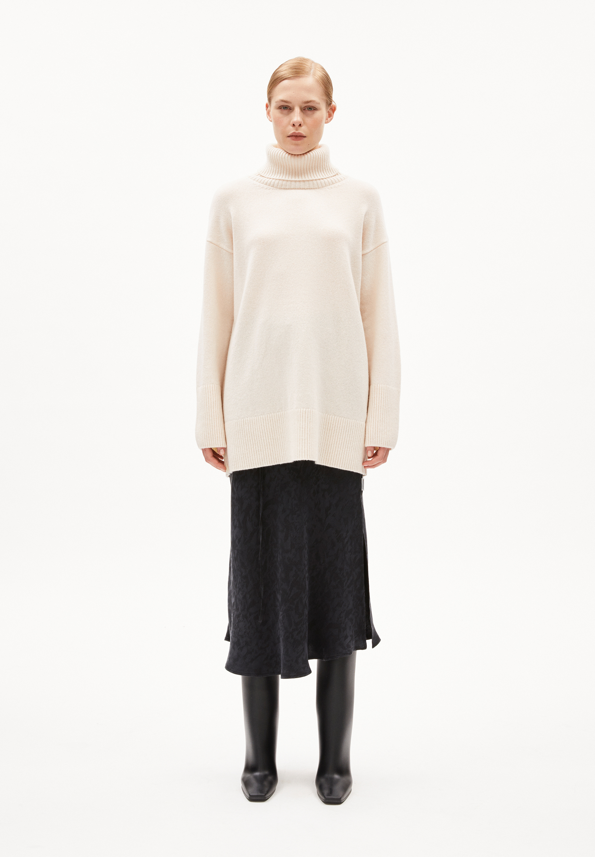 ARDIAA ROLLNECK Sweater Loose Fit made of Organic Wool Mix