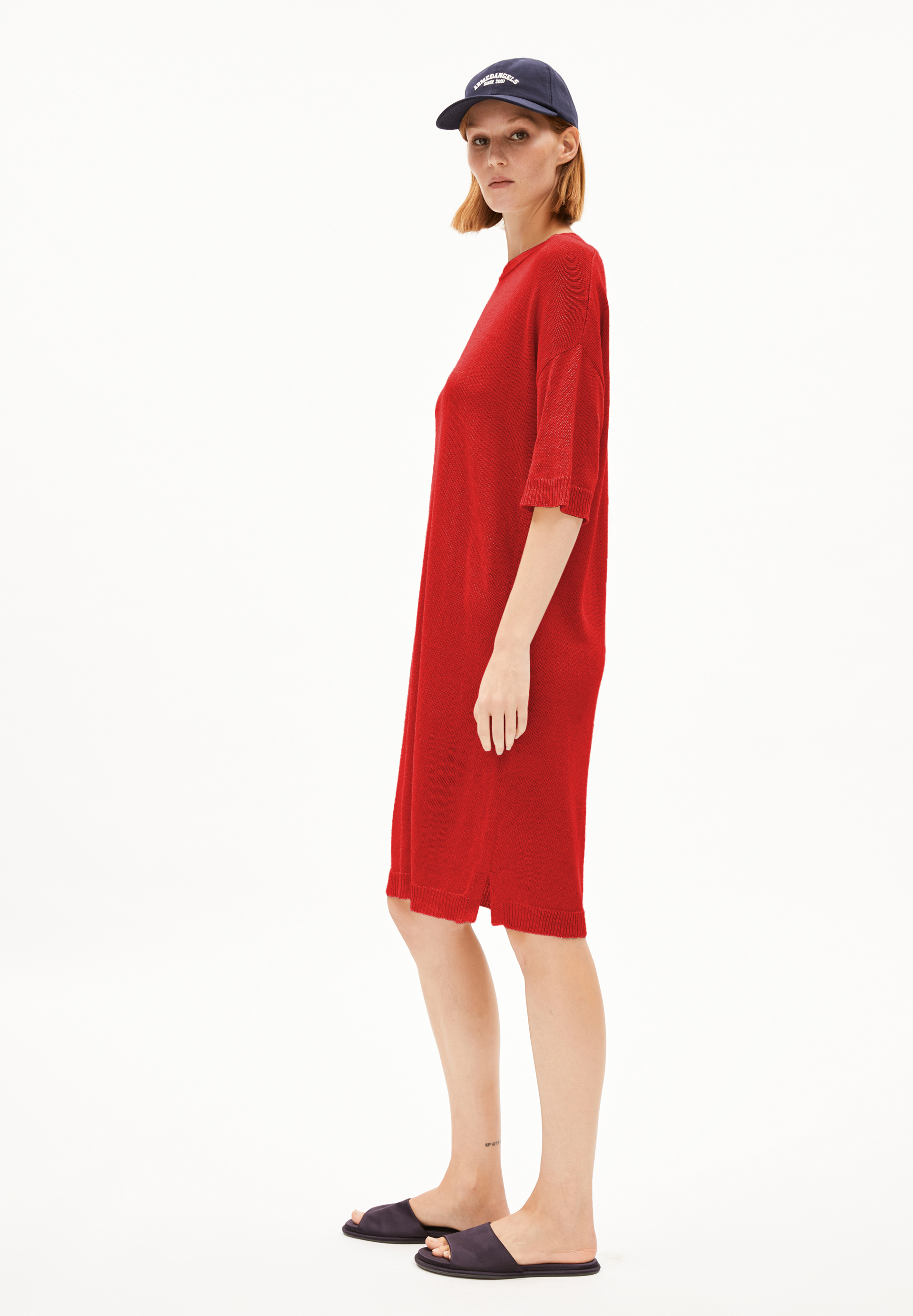 LINAA LINO Knit Dress made of Linen-Mix