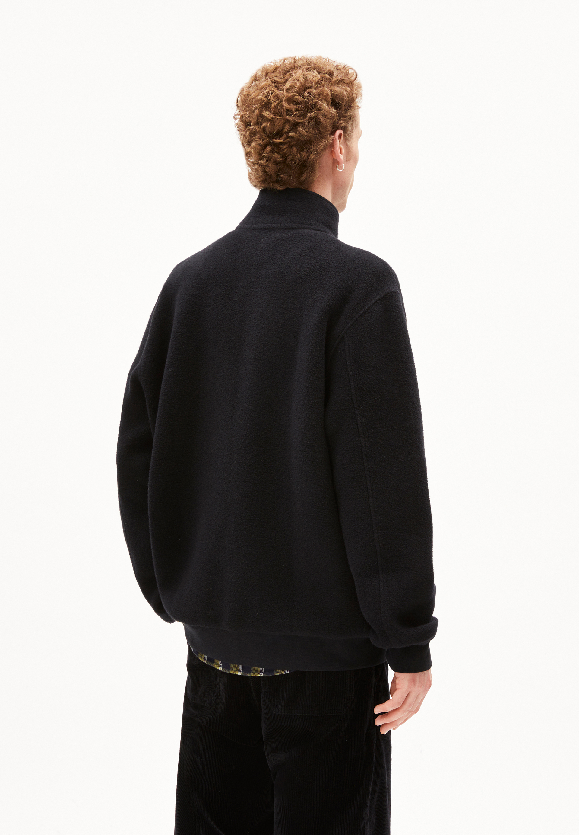 BRESAA FELPA Sweat Jacket Relaxed Fit made of Organic Cotton