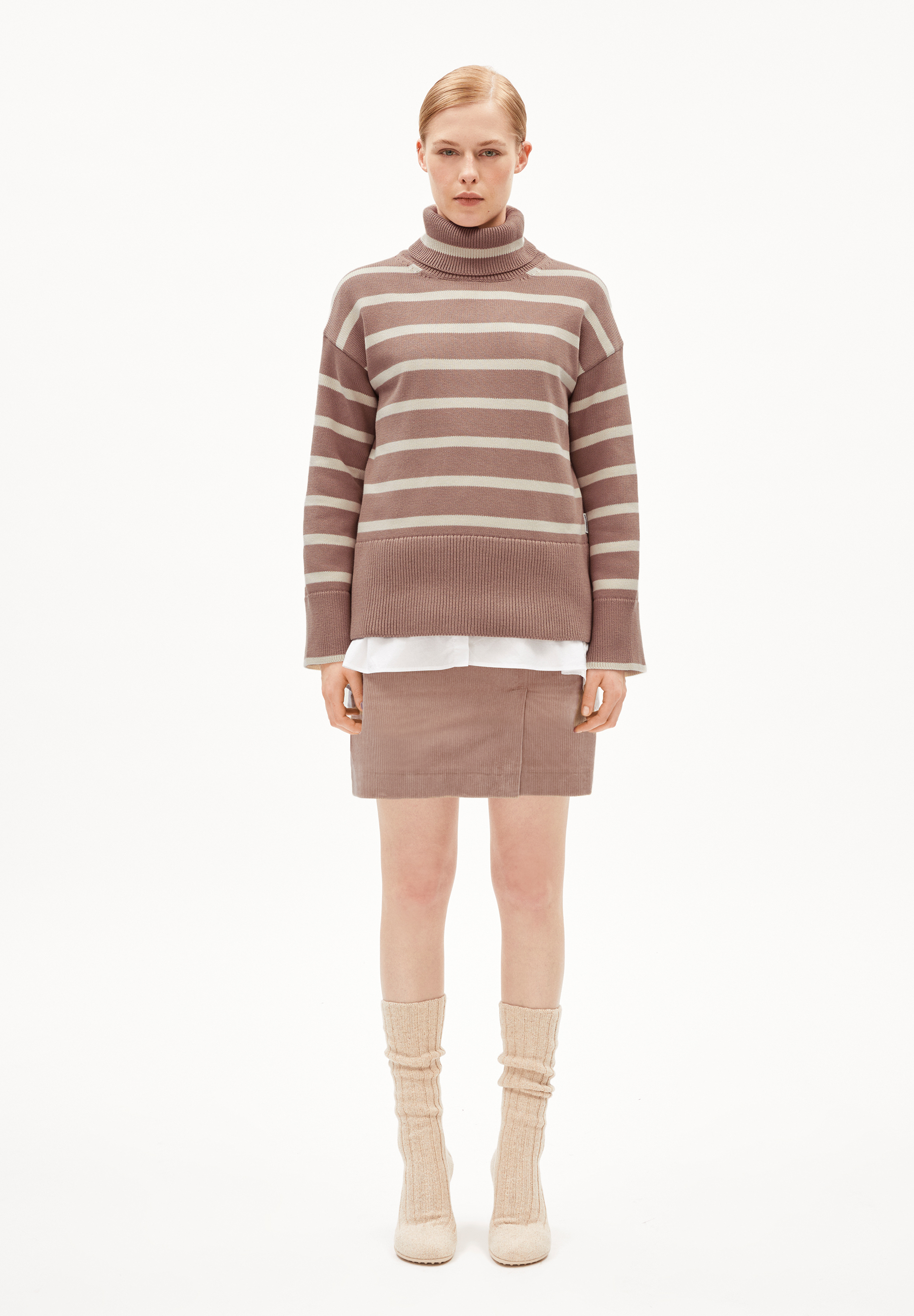 CHANAA STRIPES Pullover Loose Fit aus Bio-Baumwolle