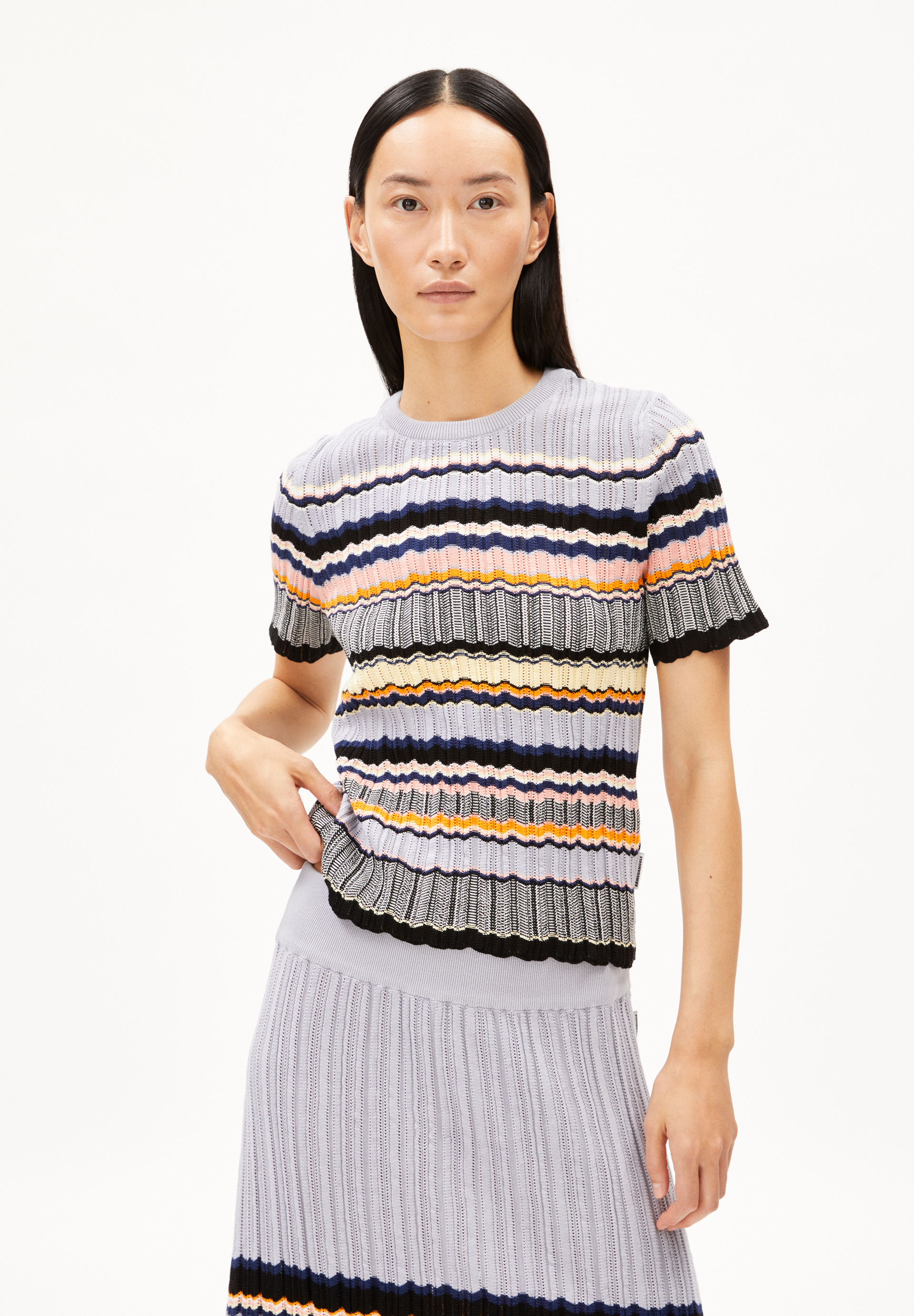 MAAYA STRIPES Pullover aus Bio-Baumwolle