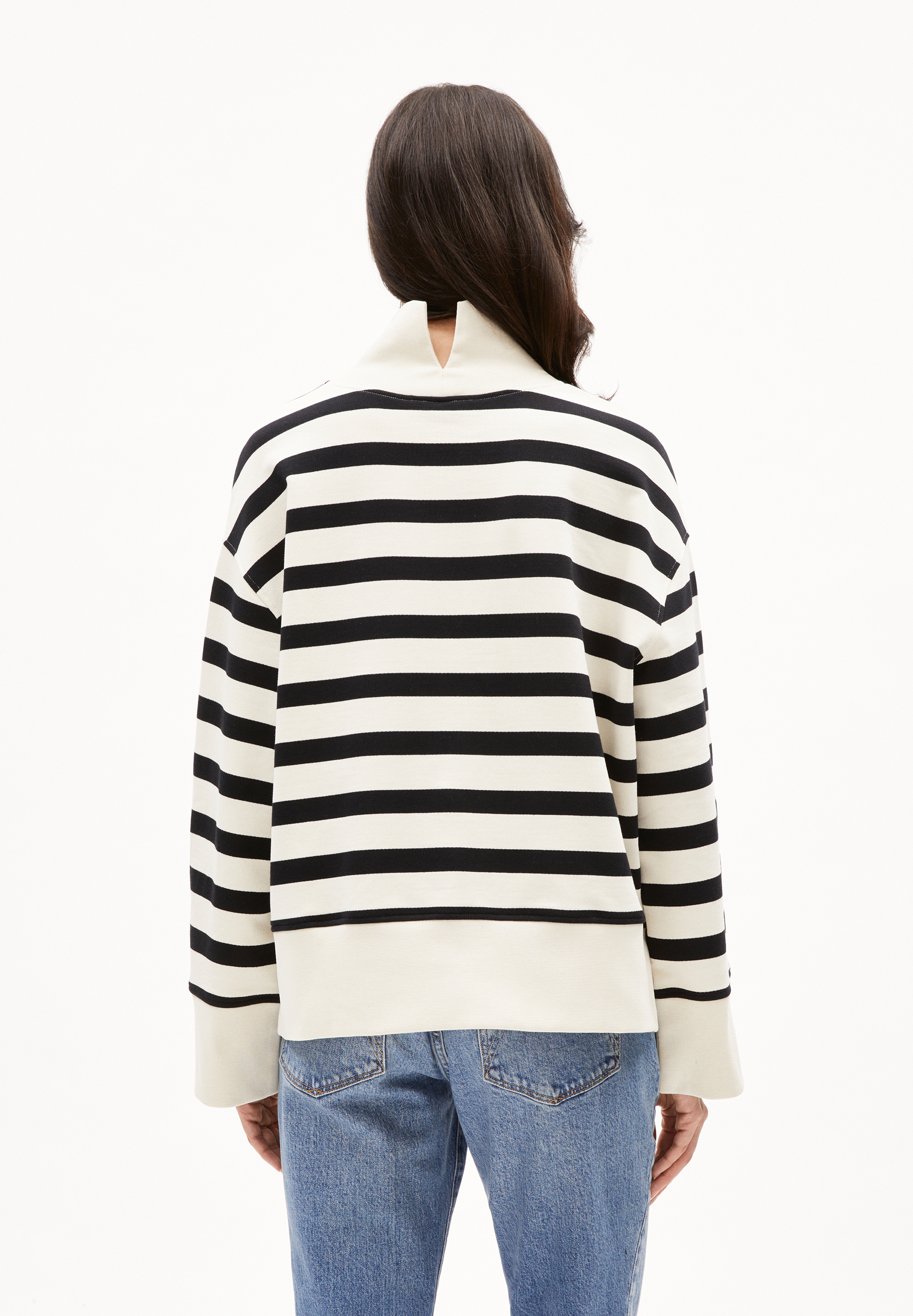 FRANKAA NUNOAA Sweat-shirt coupe oversize en coton bio