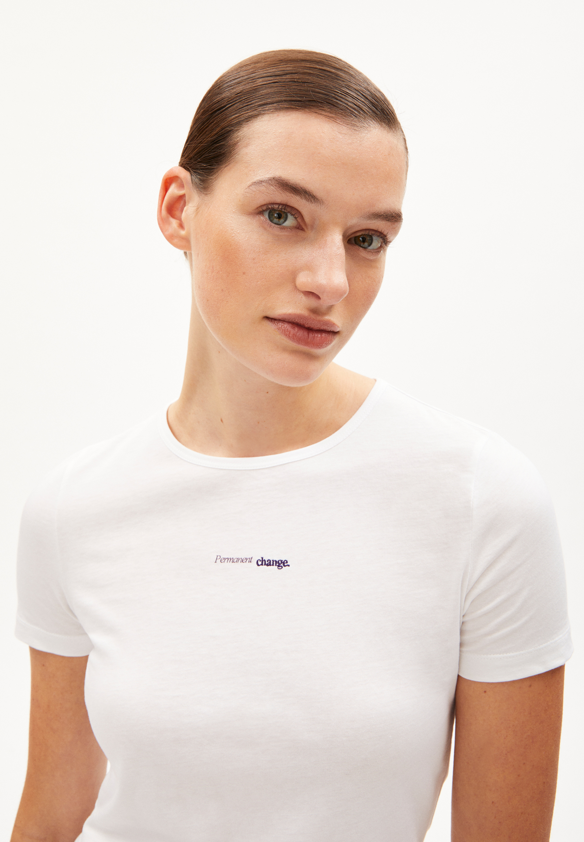 EBAANORA EXCEPT CHANGE T-Shirt Slim Fit aus Bio-Baumwolle