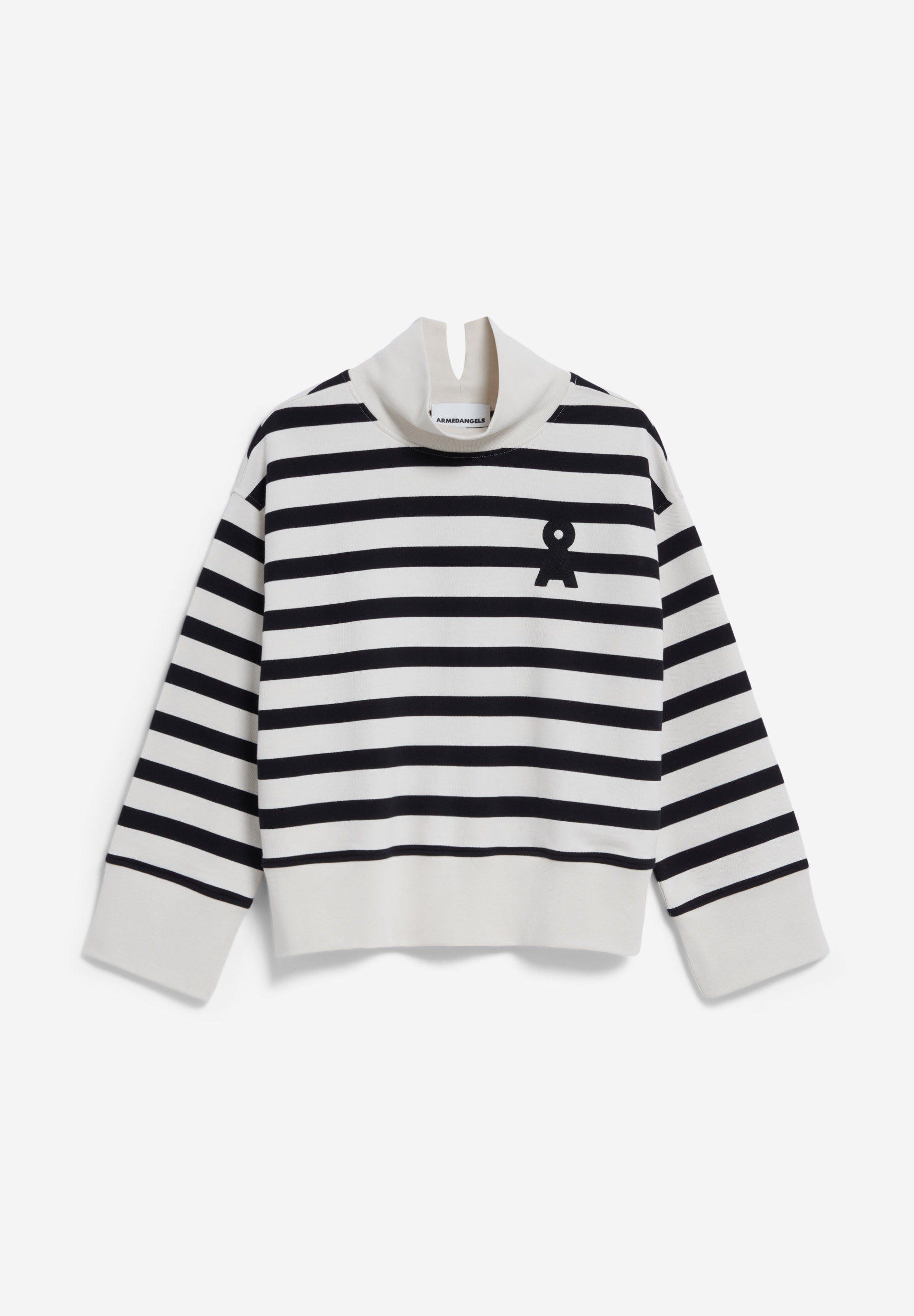 FRANKAA NUNOAA Sweat-shirt coupe oversize en coton bio