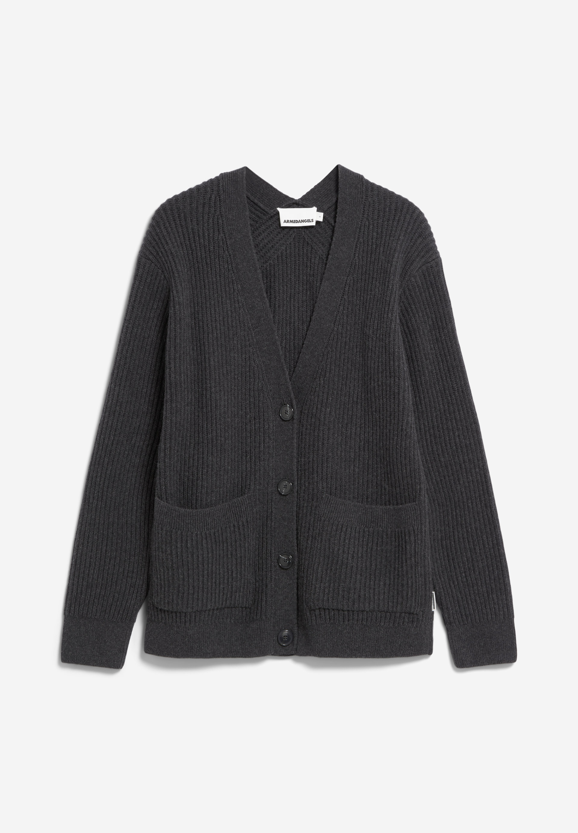 MAIYAA Cardigan Relaxed Fit made of Organic Wool Mix