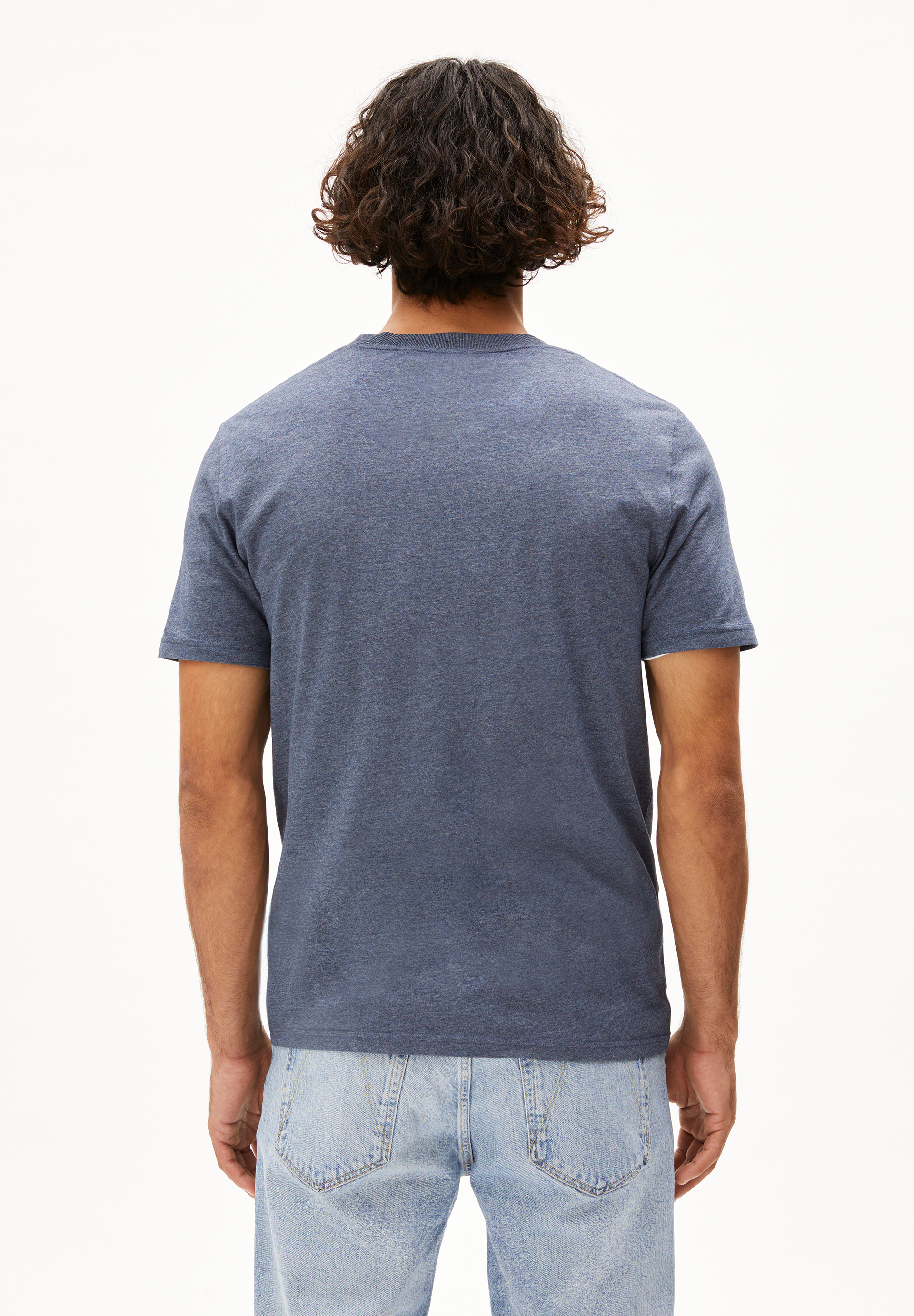 JAAMES CLASSIC T-shirt met regular fit van TENCEL™ Lyocell-mix