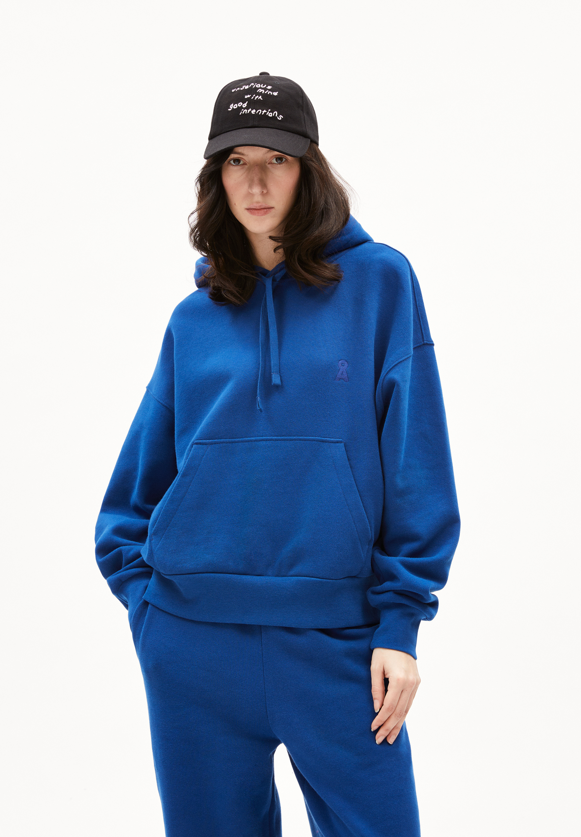 FRANCISARAA Sweat à capuche coupe oversize en coton bio