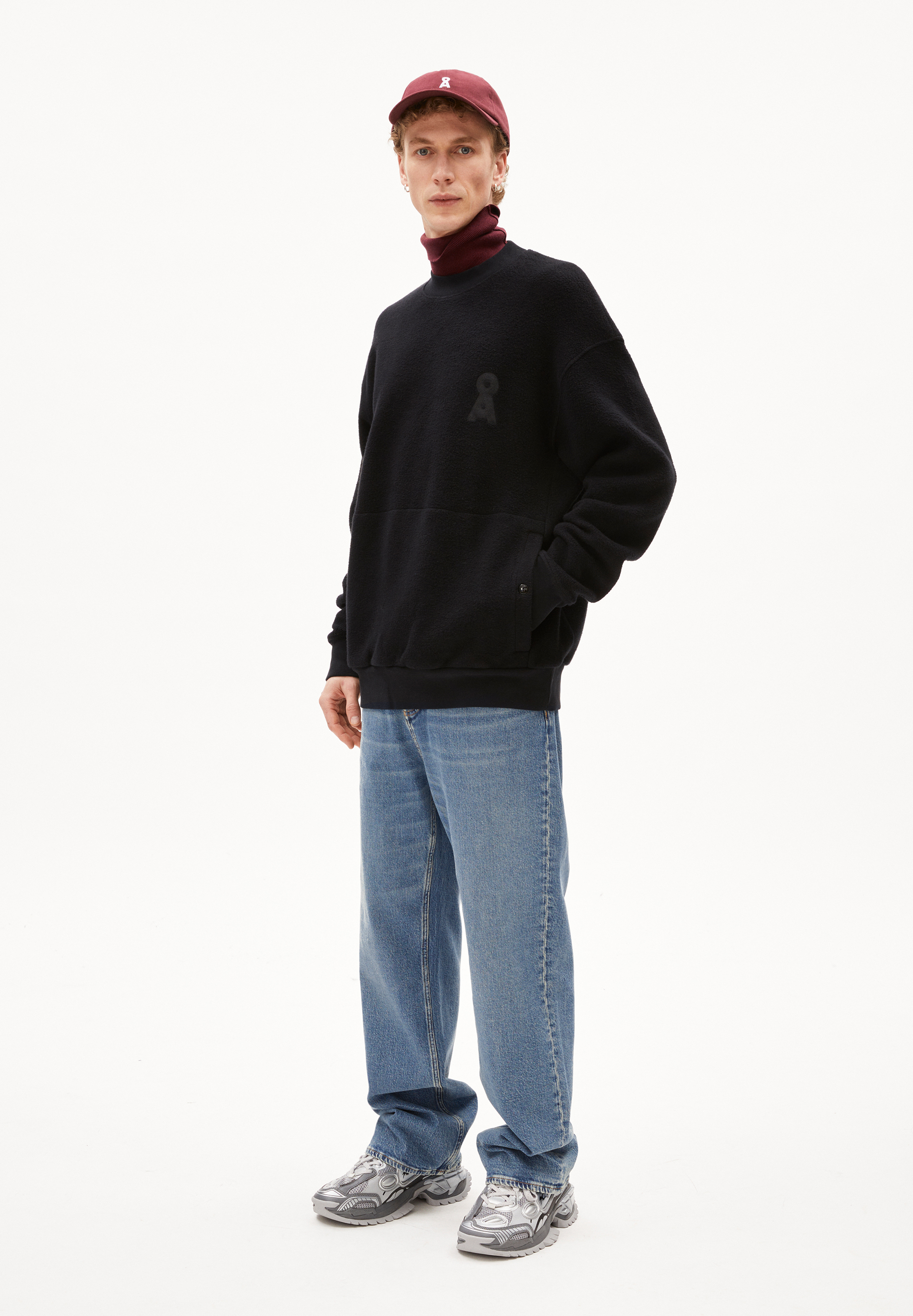 LOMAAR FELPA Sweatshirt Relaxed Fit made of Organic Cotton