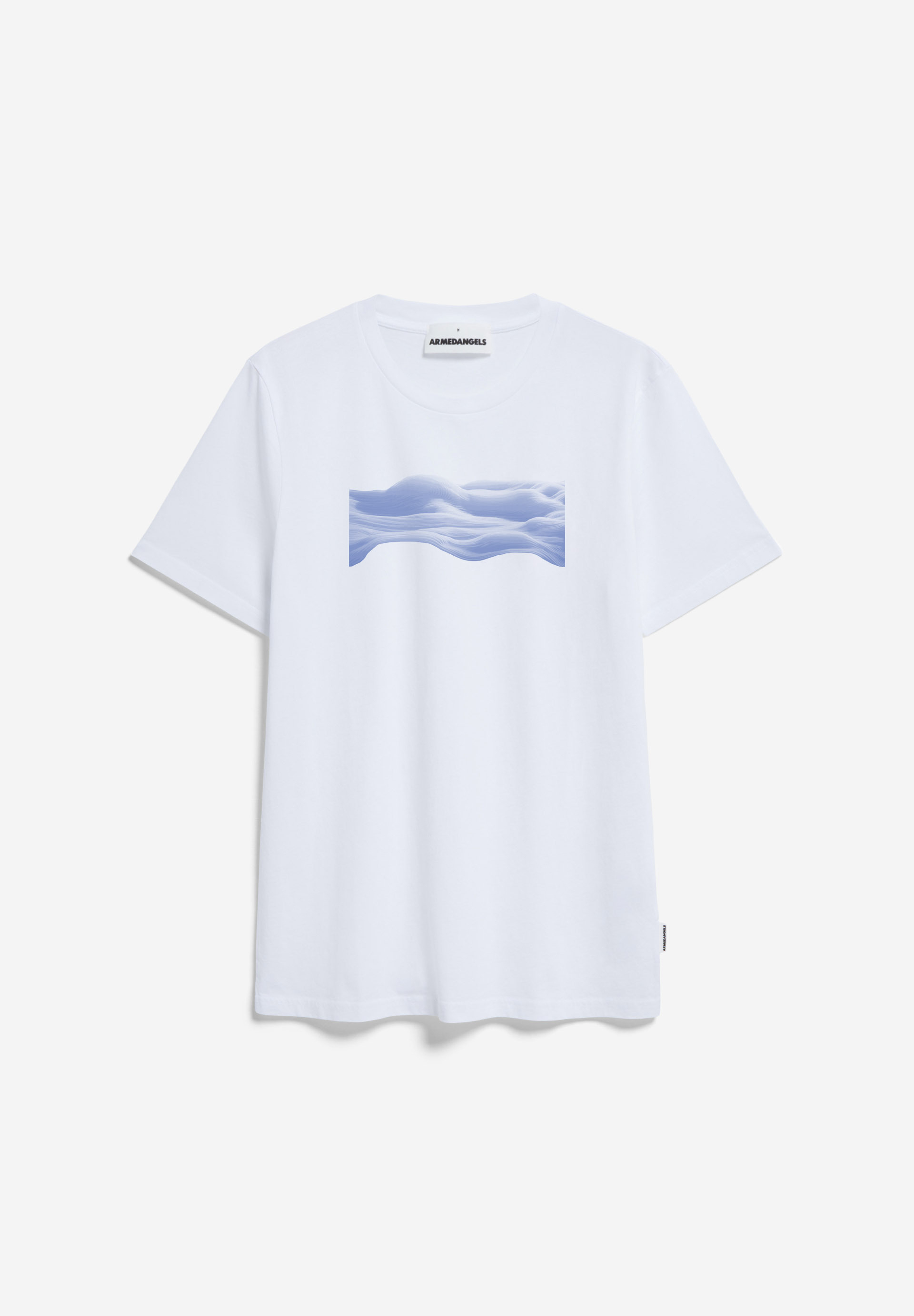 JAAMES WAVY CLOUDS T-Shirt Regular Fit aus Bio-Baumwolle