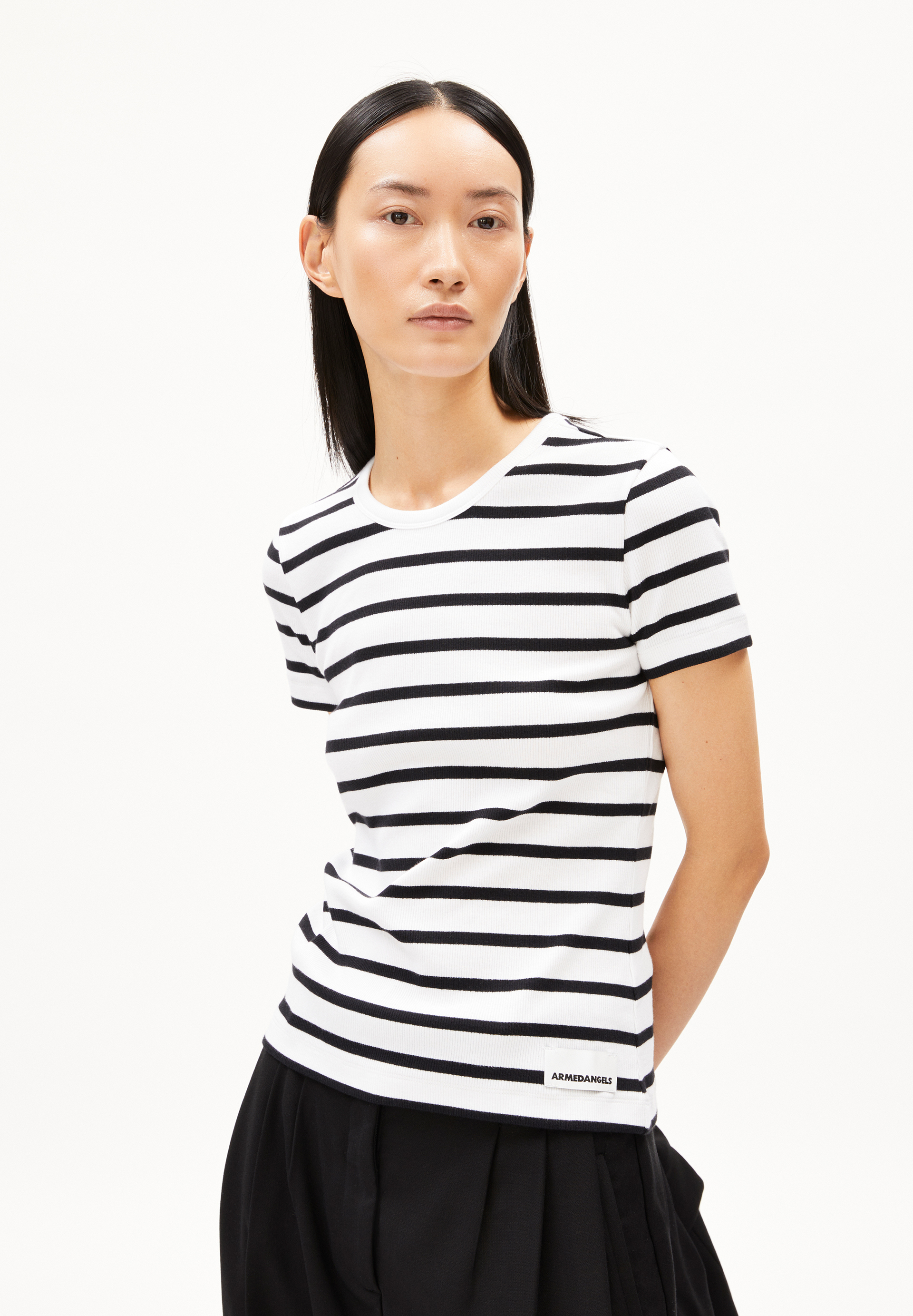 KARDAA STRIPES Rib-T-Shirt made of Organic Cotton Mix