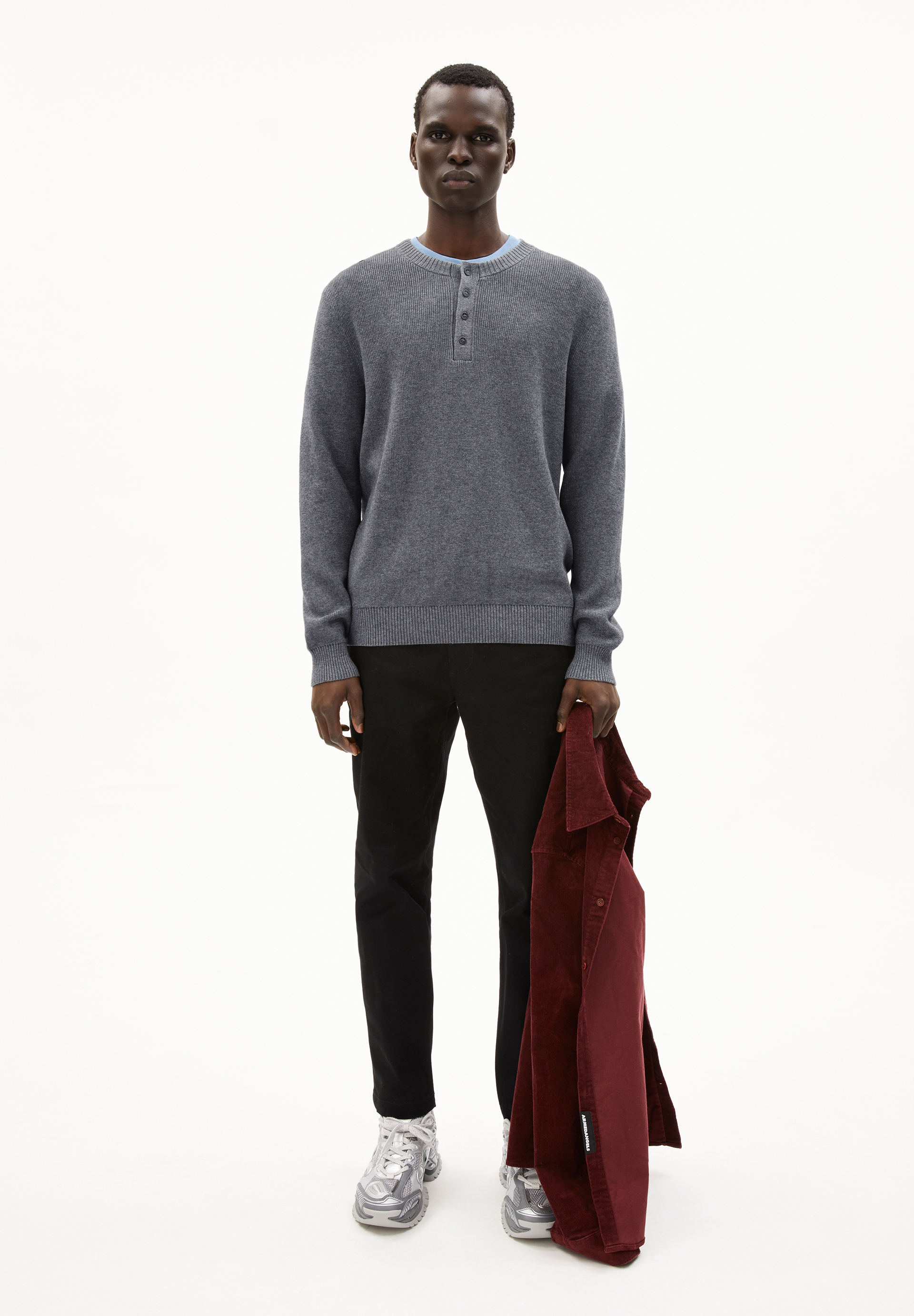 SAANTIAGO Sweater Regular Fit made of Organic Merino Wool Mix