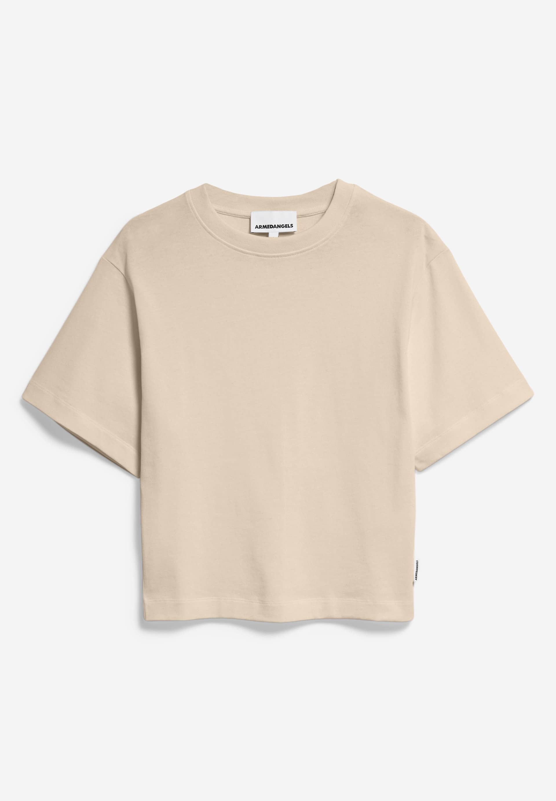HERSILIAA Heavyweight T-Shirt Slim Fit made of Organic Cotton Mix