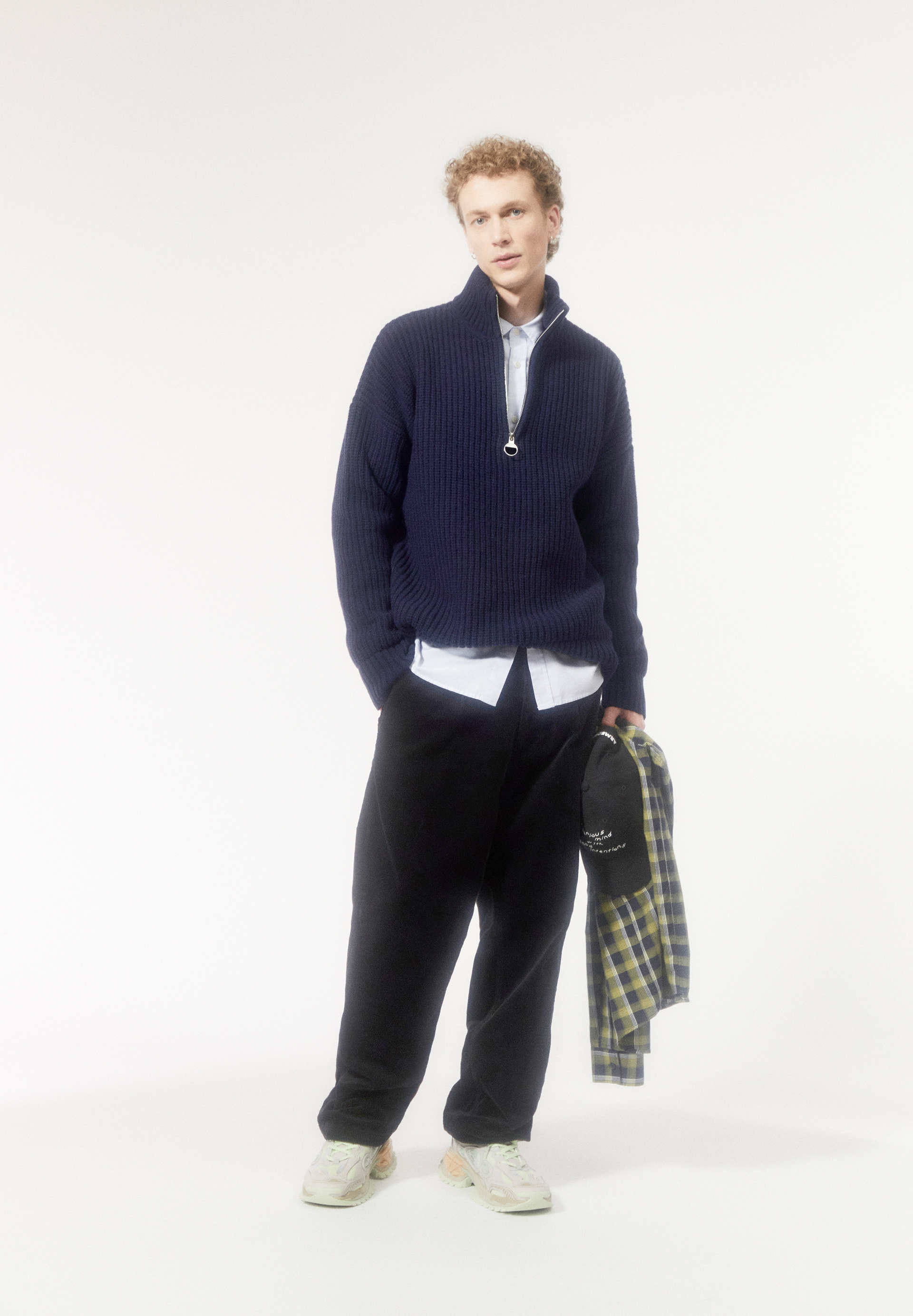 ELIJAA Sweater Relaxed Fit made of Organic Wool Mix