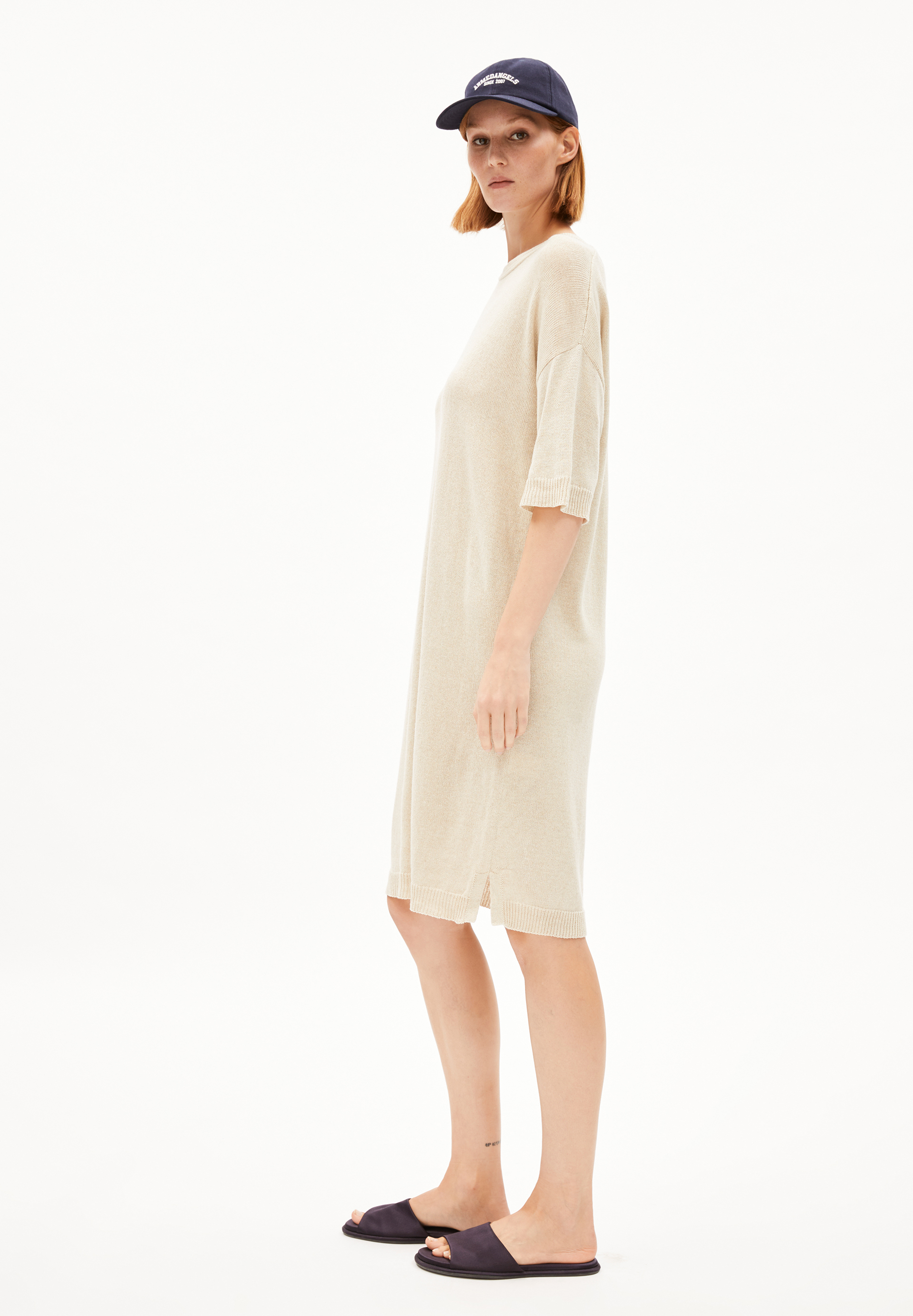 LINAA LINO Knit Dress made of Linen-Mix