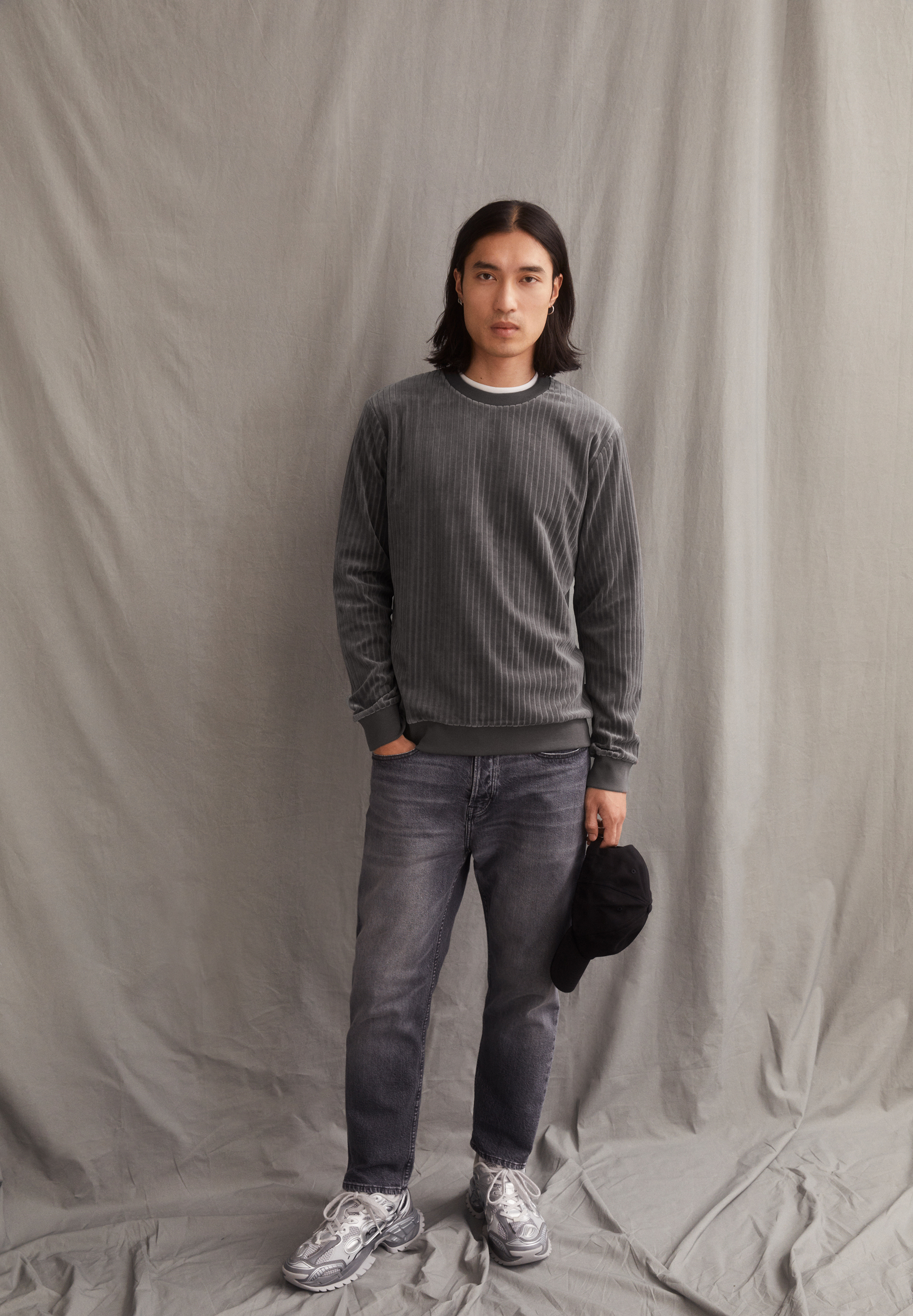 BENJAARO CORDUROY Sweatshirt Regular Fit made of Organic Cotton