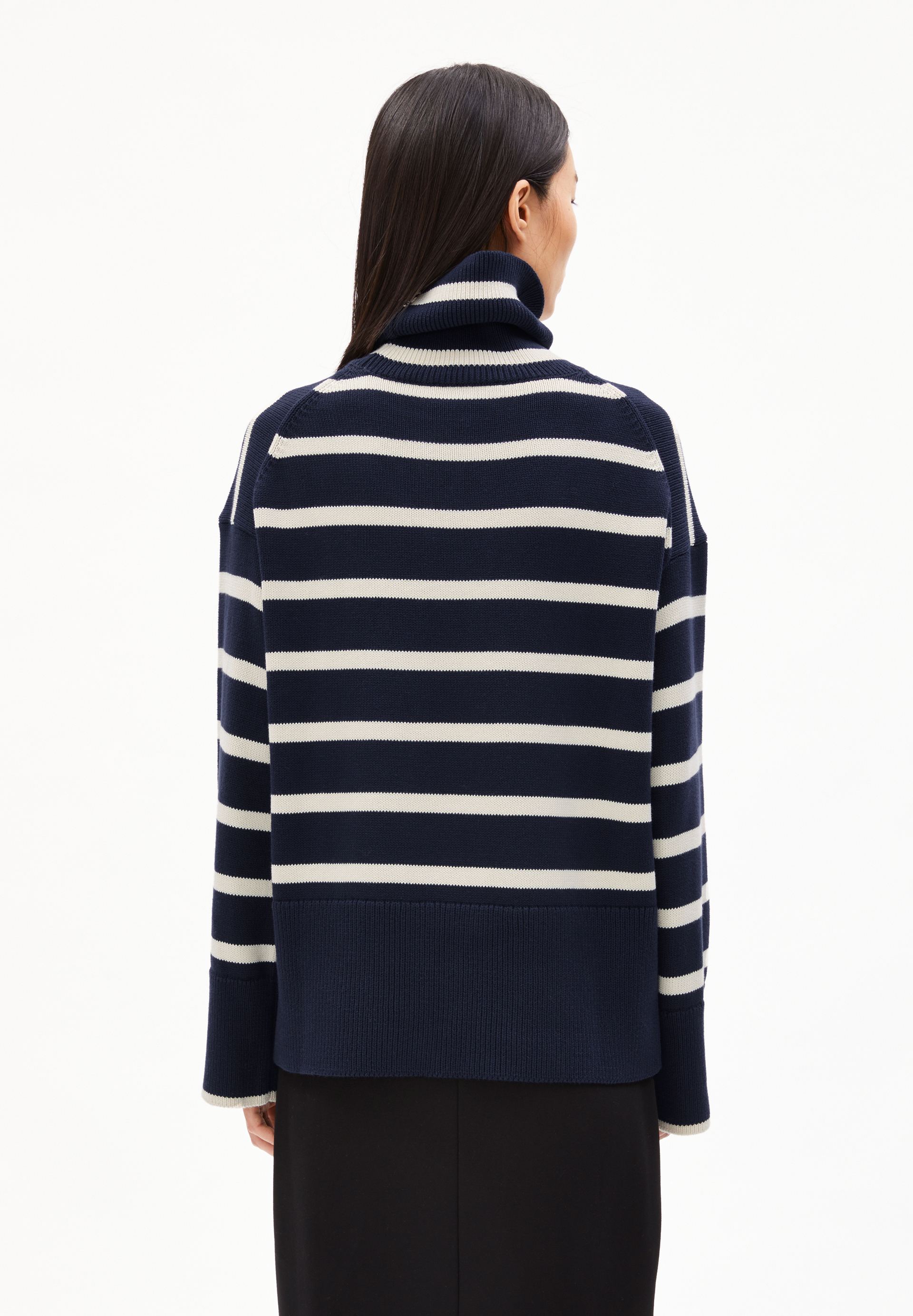 CHANAA STRIPES Pullover Loose Fit aus Bio-Baumwolle