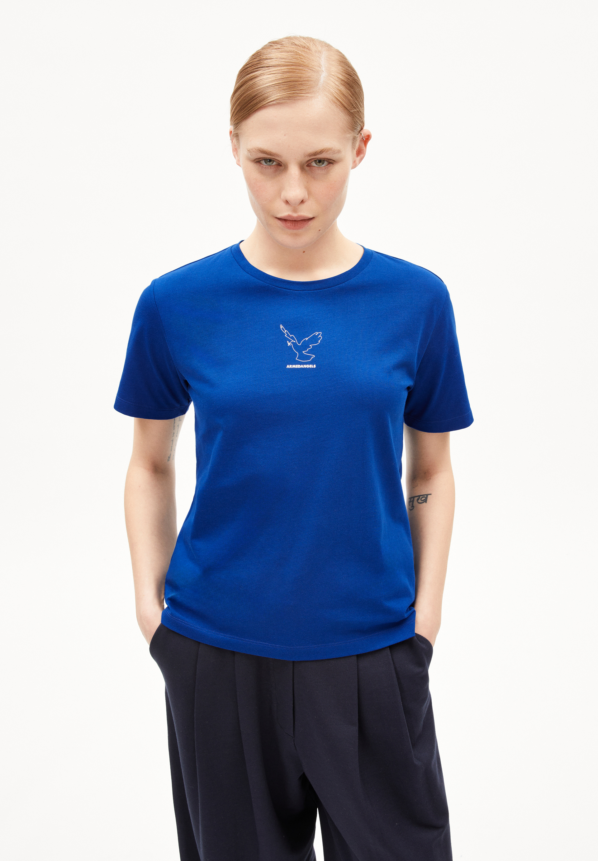 MAARLARA NESTLING T-Shirt Relaxed Fit made of Organic Cotton