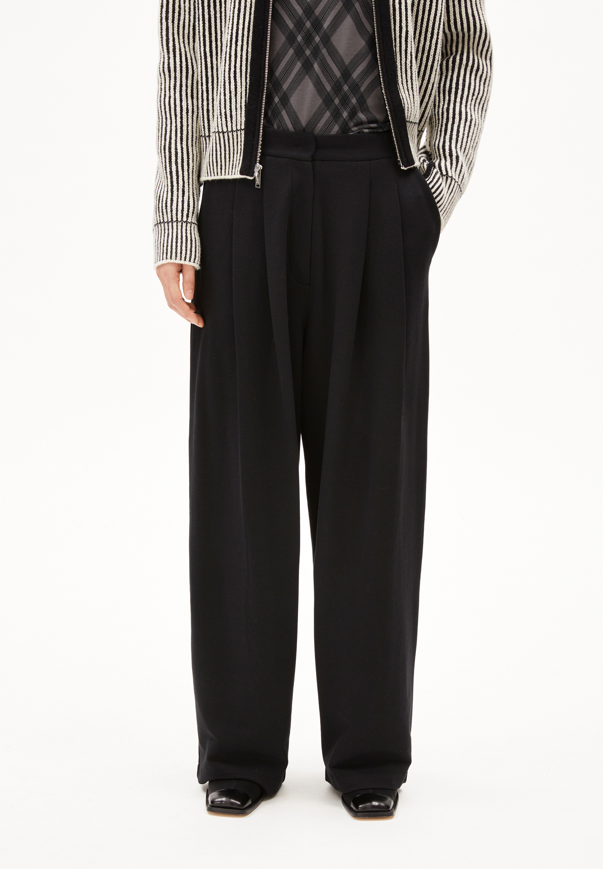 LIRAA LOU WIDELEG Jersey Pants made of Organic Cotton Mix