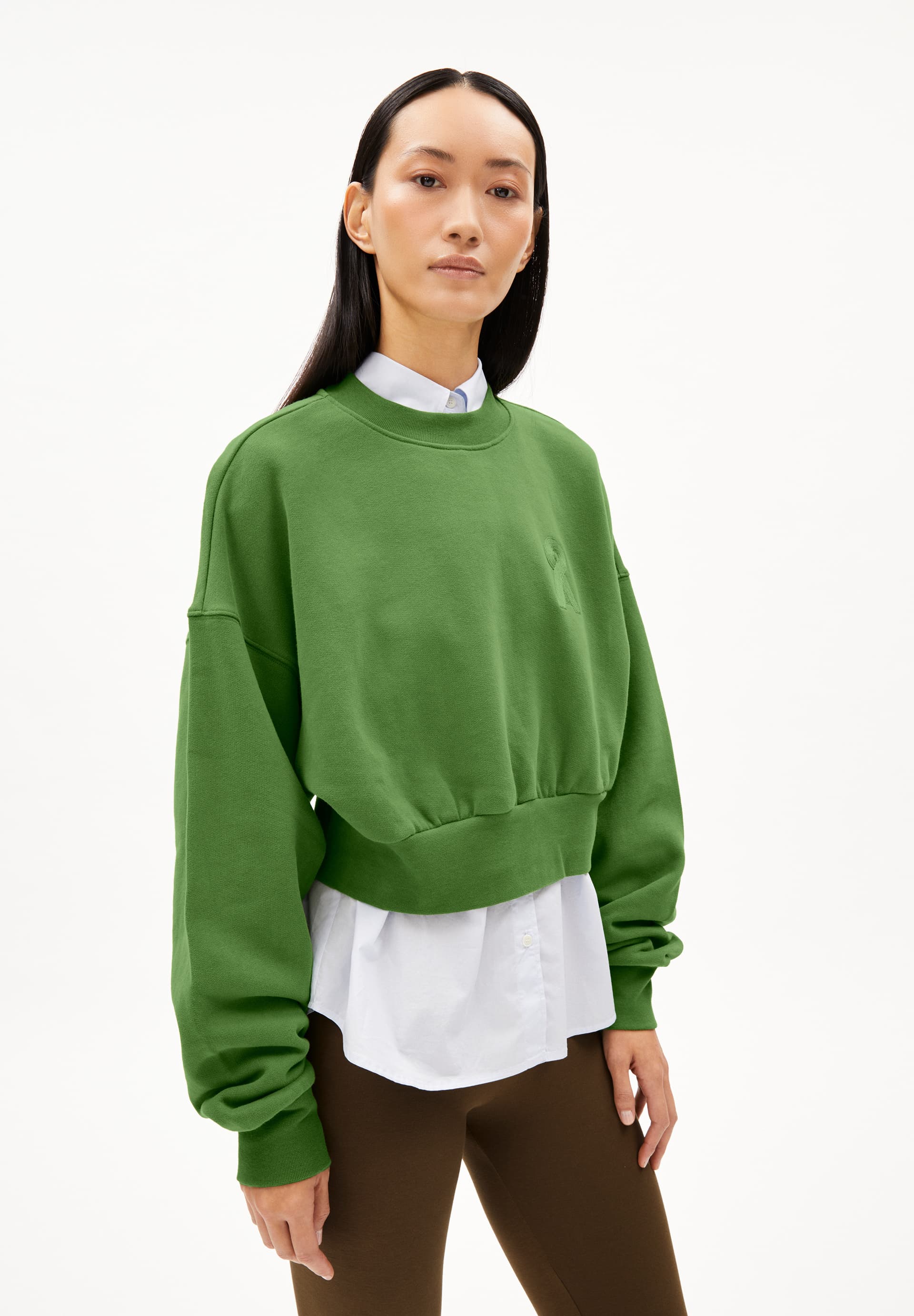 PHILIAA Sweater met oversized pasvorm van biologisch katoen