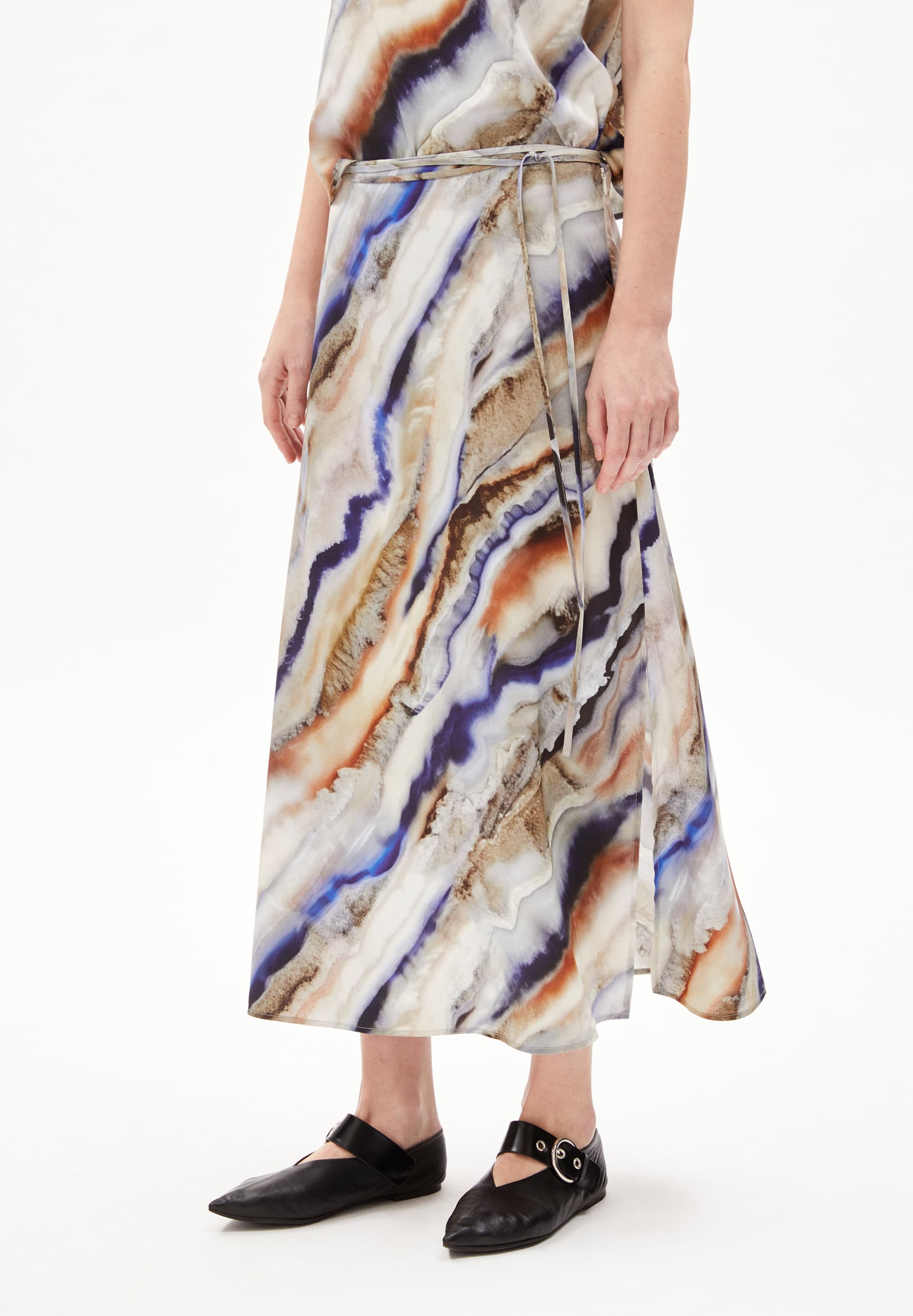 GRAATIA  PÄRLAA Woven Skirt Regular Fit made of TENCEL™ Lyocell Mix